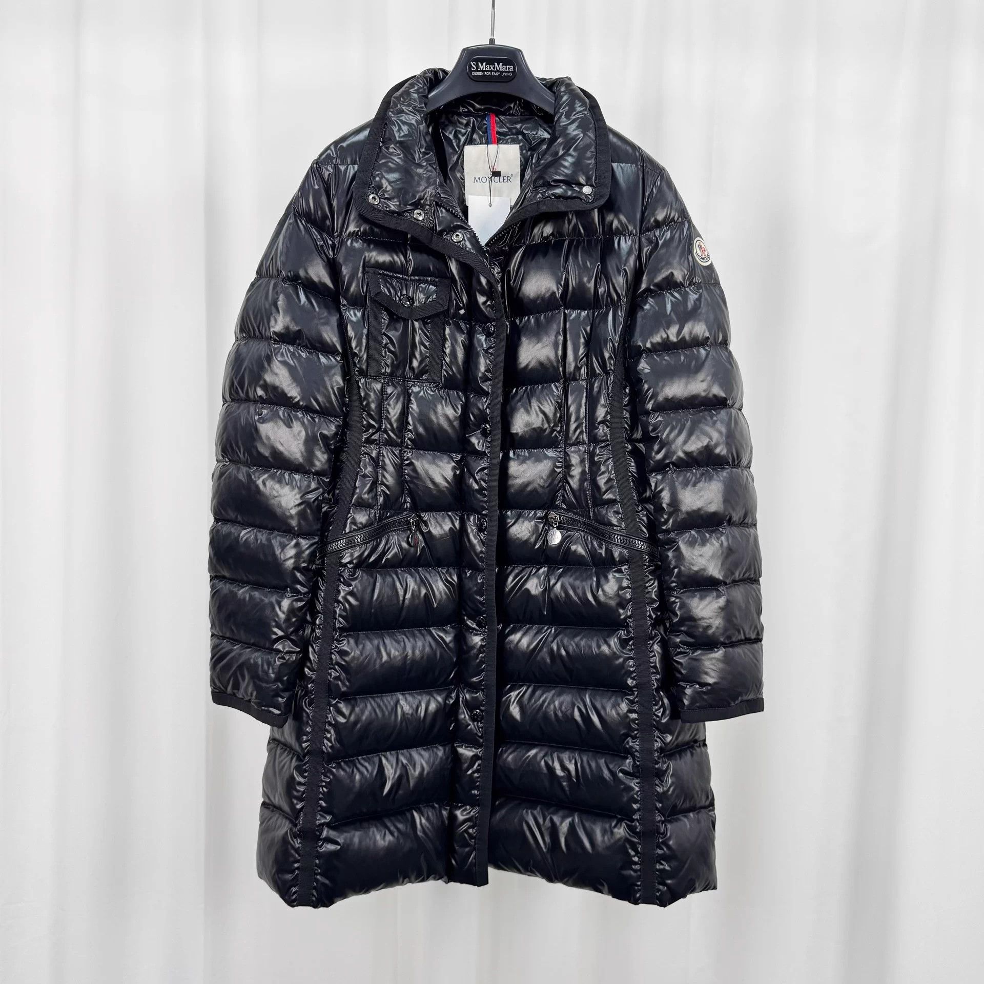 Moncler Moncler Hermifur Black Puffer Size 2 98 New Missing Logo Size M / US 6-8 / IT 42-44 - 1 Thumbnail