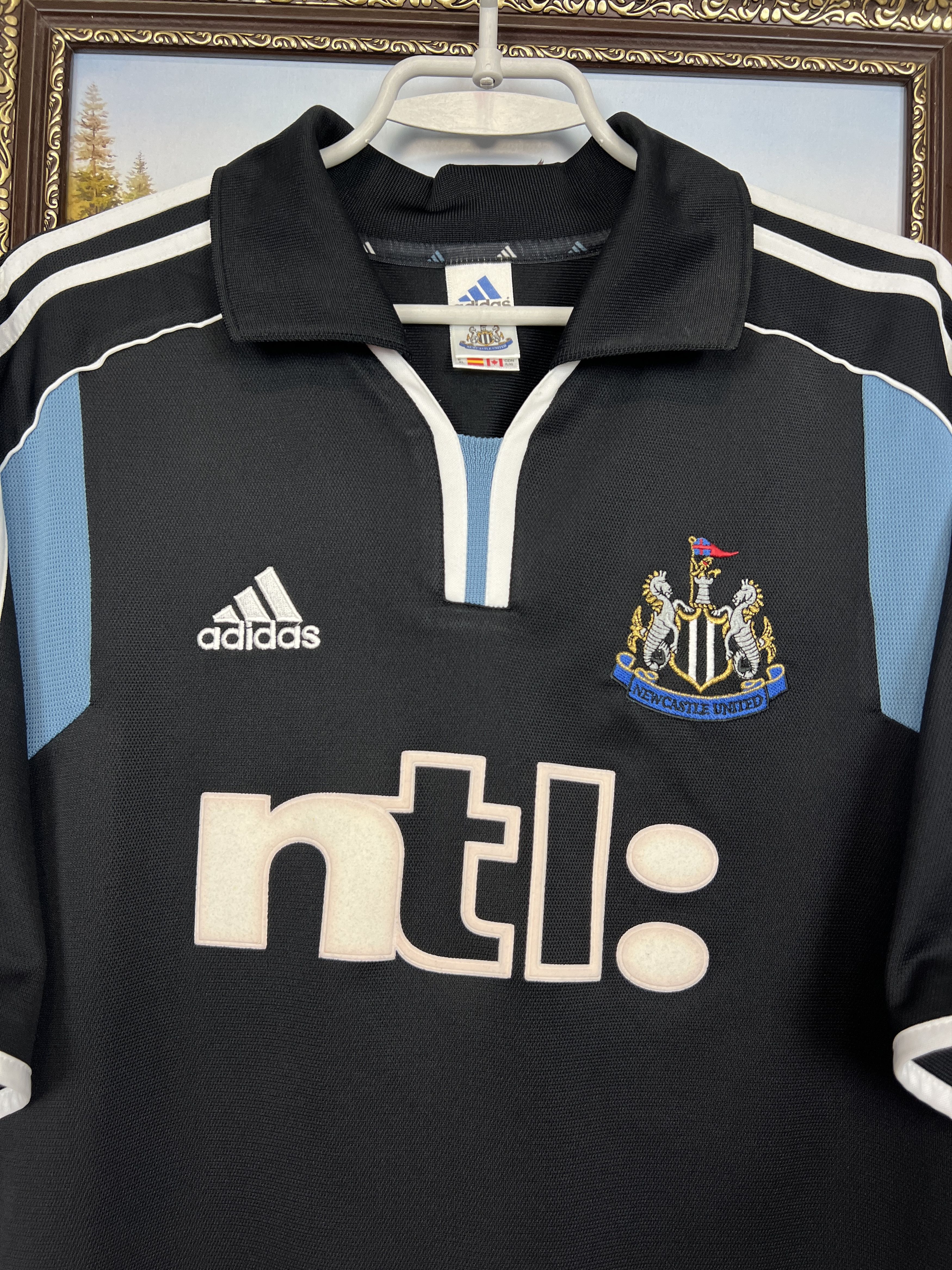 Adidas Newcastle football shirt 2000 Soccer Adidas Jersey Tee Hype Size US XL / EU 56 / 4 - 3 Thumbnail
