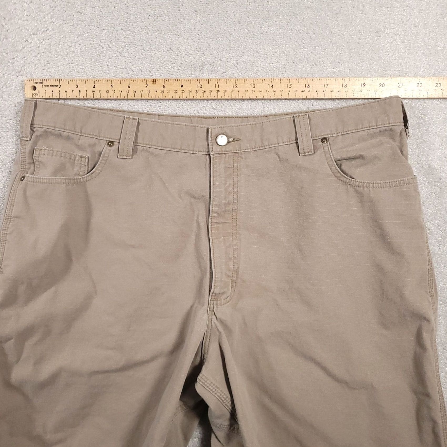Carhartt VINTAGE Carhartt Shorts Mens 42 Khaki Original Fit Ripstop Workwear Carpenter Utility Size US 42 / EU 58 - 7 Thumbnail