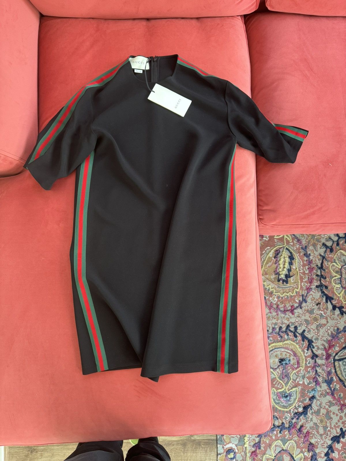 Gucci New Gucci black dress, size S int Size S / US 4 / IT 40 - 1 Thumbnail