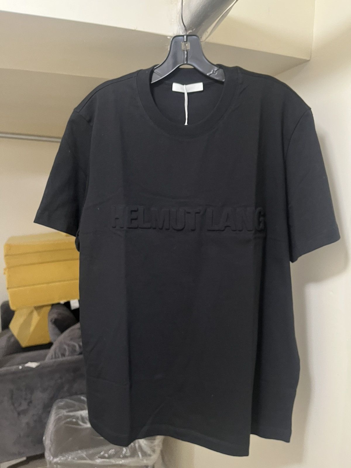 Helmut Lang Helmut Lang Embossed T-Shirt Sz XL Size US XL / EU 56 / 4 - 3 Thumbnail