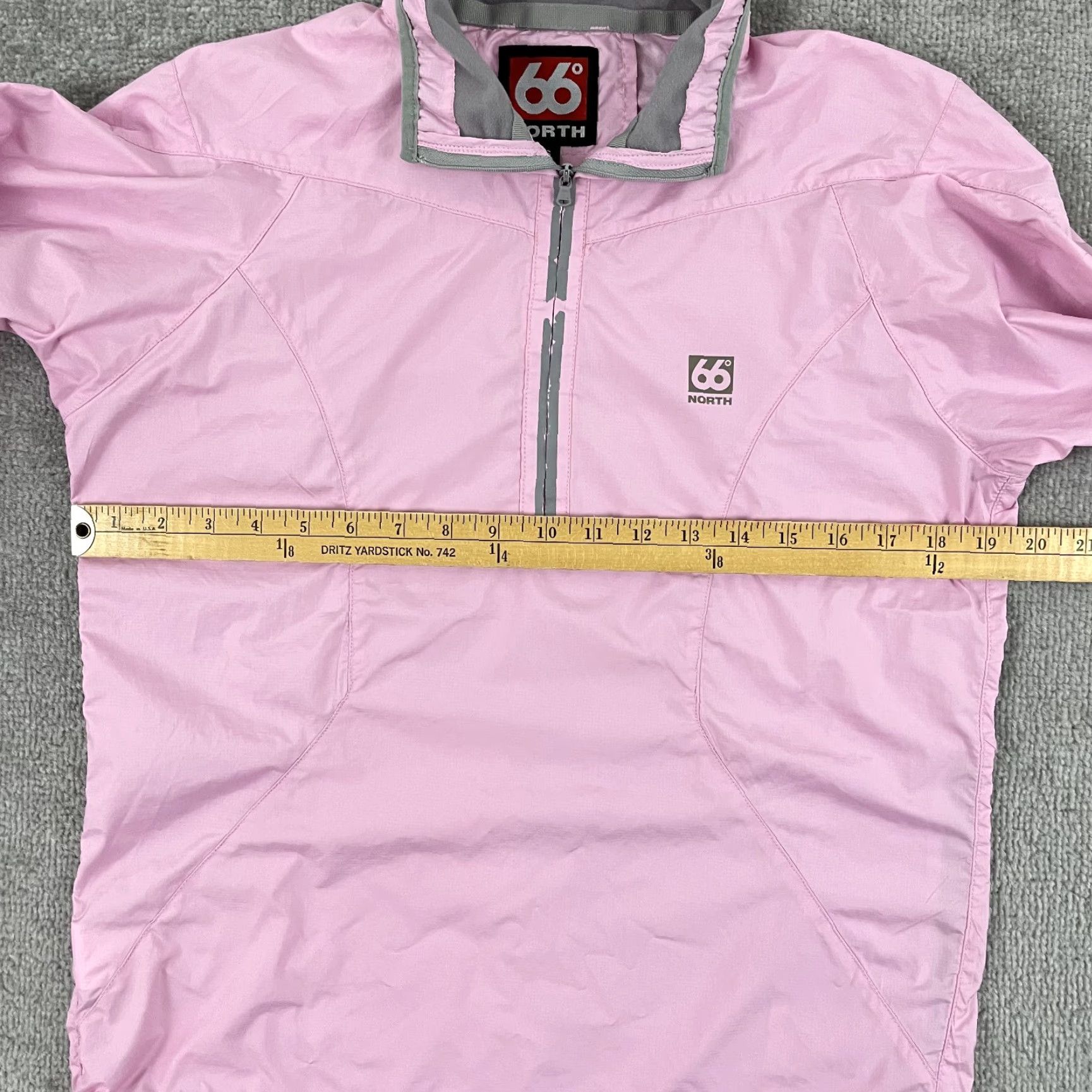 Pinko 66 North Jacket Women Small Pink Lightweight Windbreaker 1/2 Zip Pullover Hiking Size S / US 4 / IT 40 - 5 Thumbnail
