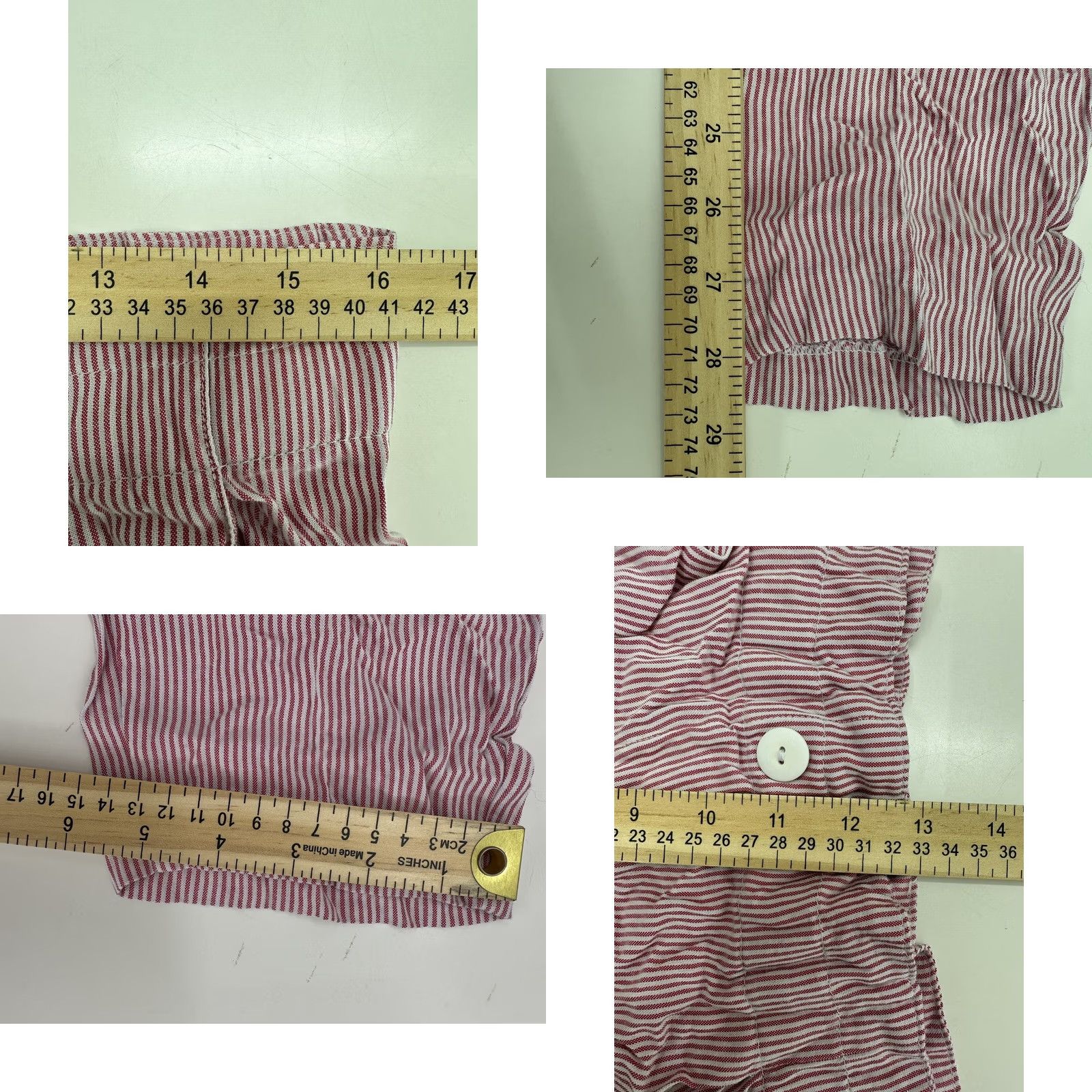 Vintage VINTAGE Thats me! Red White Striped Zip Up Jacket and Pants Womens Size 11/12 80s 90s Size 34" / US 12 / IT 48 - 10 Thumbnail