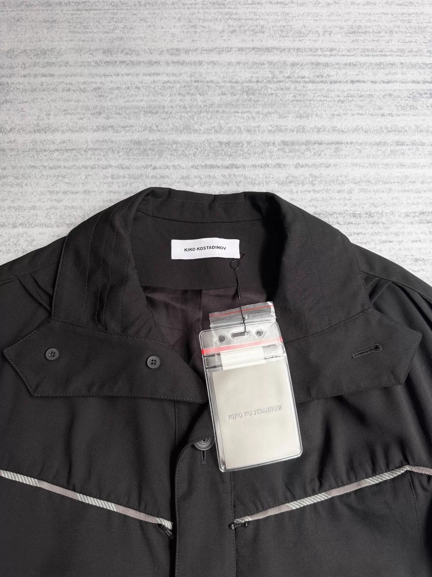 Kiko Kostadinov Kiko Kostadinov Men's K-Dart Workwear Jacket Black 46 Size US S / EU 44-46 / 1 - 5 Thumbnail