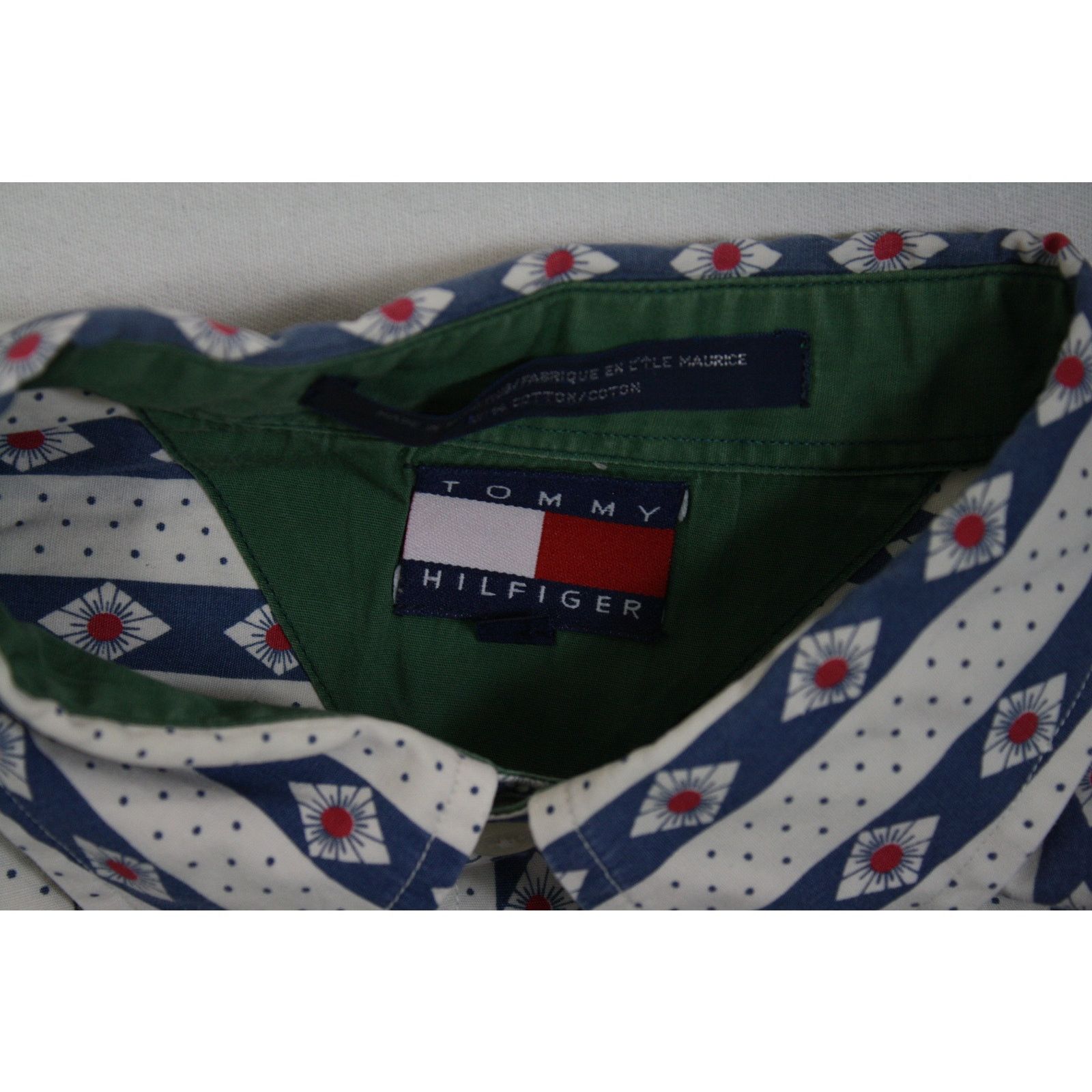 Tommy Hilfiger × Vintage Vintage 90s Tommy Hilfiger Aztec Geometric Striped Pattern Size US L / EU 52-54 / 3 - 7 Thumbnail