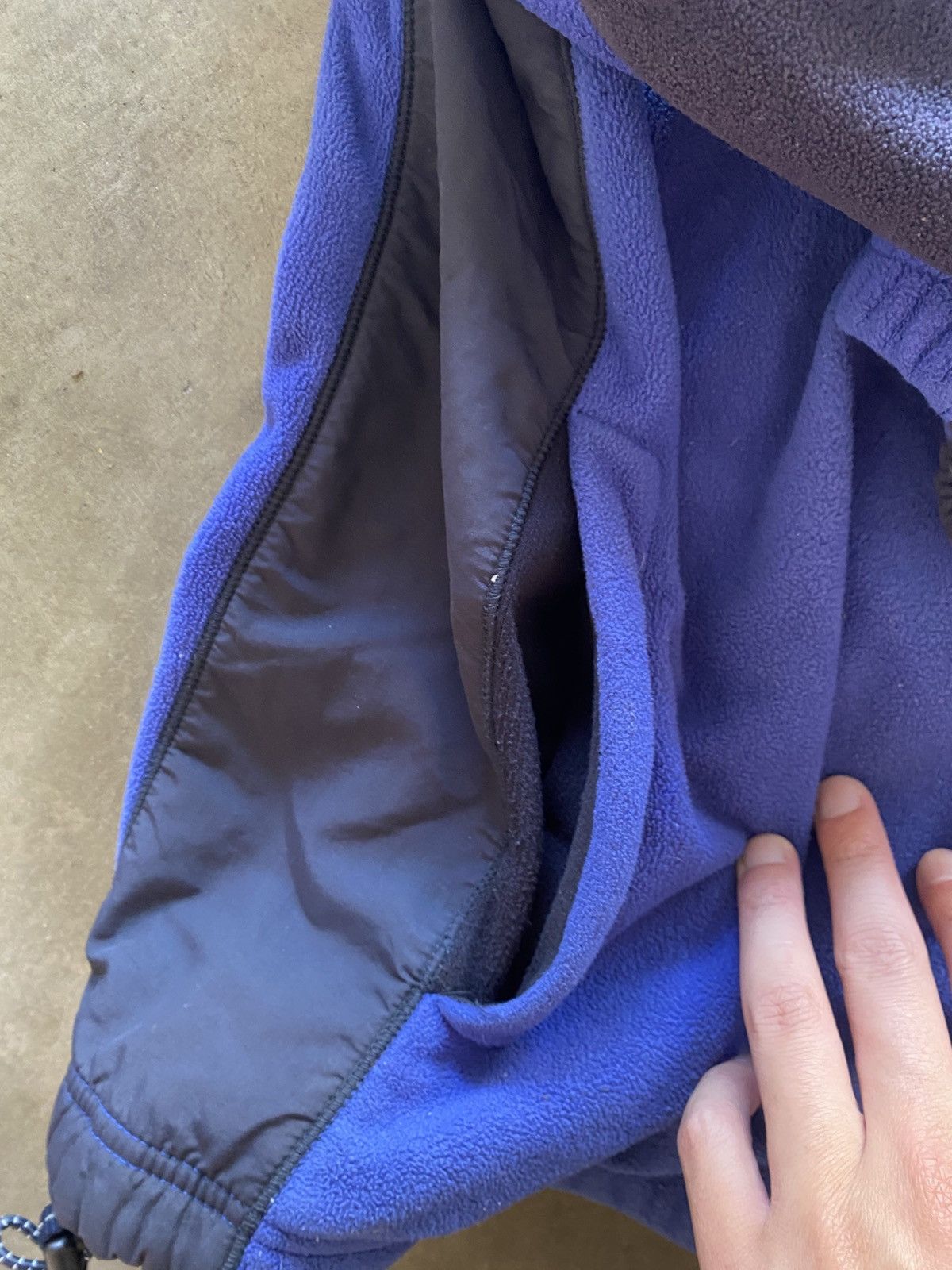 Nautica Vintage Blue Nautica Double Zipper Jacket Fleece Size US L / EU 52-54 / 3 - 8 Thumbnail