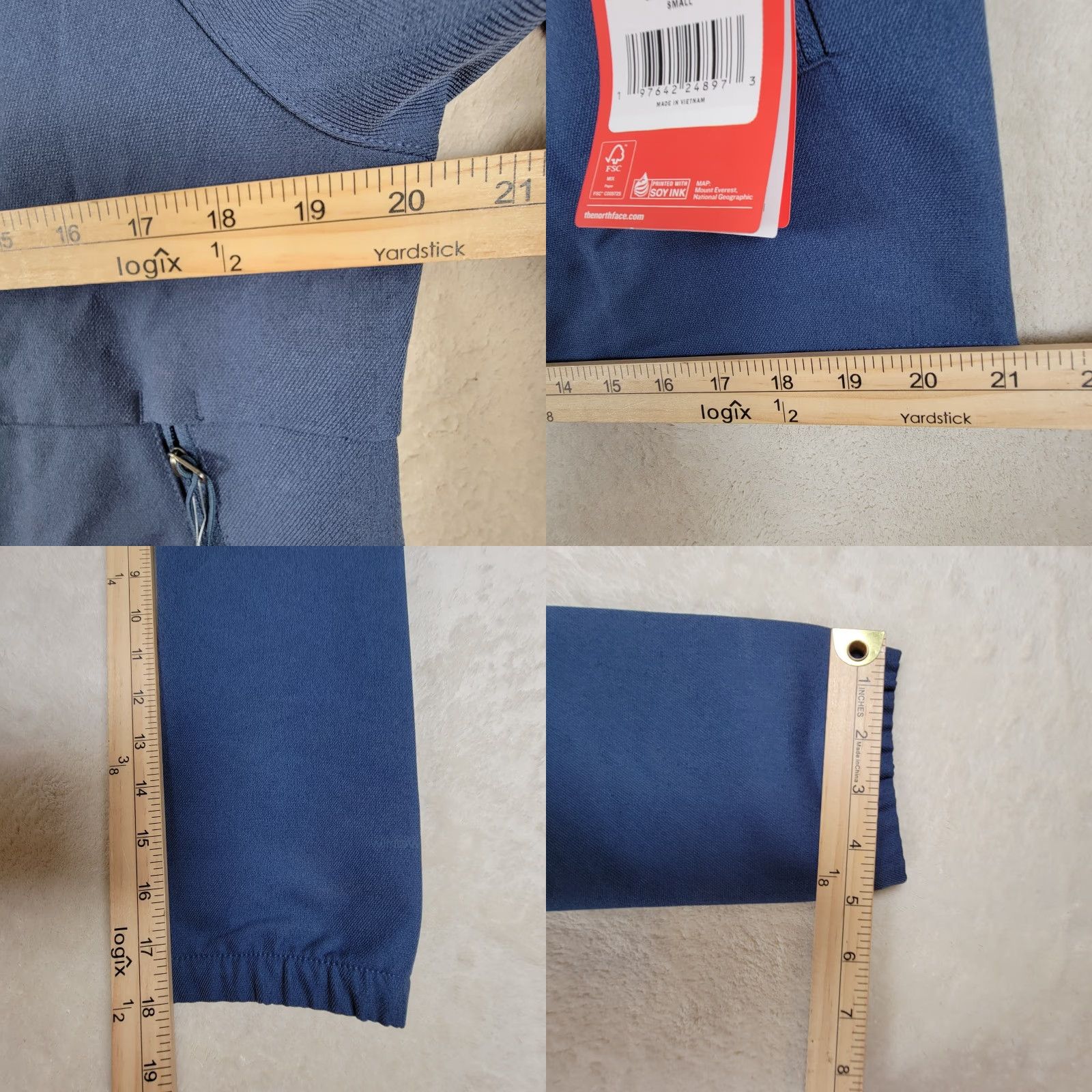 The North Face The North Face Softshell Jacket Men M Navy Blue Full Zip Up Winter Fall Spring Size US M / EU 48-50 / 2 - 9 Thumbnail