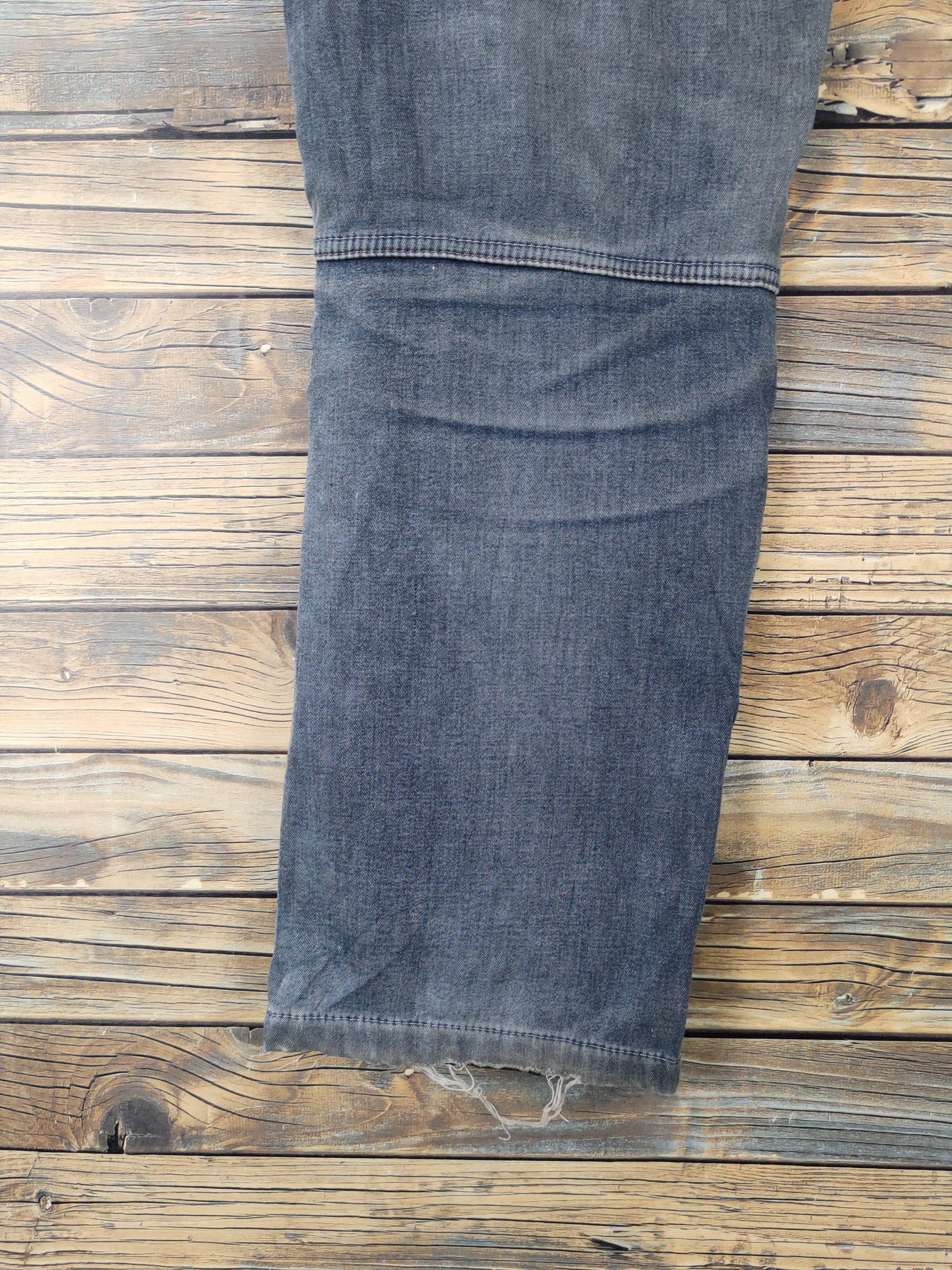 FieldCore Faded Distressed Ripped cargo denim Jeans #W1954