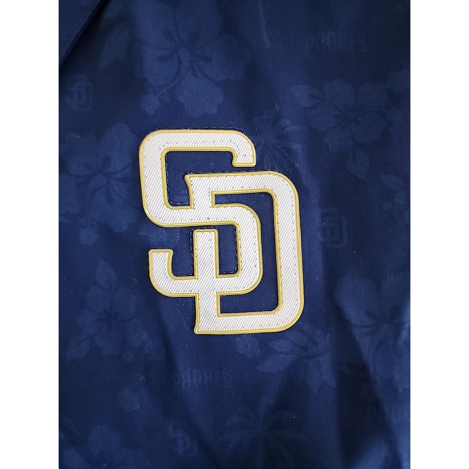 MLB San Diego Padres Hawaiian Womens Shirt Padres NWOT Size L / US 10 / IT 46 - 2 Thumbnail