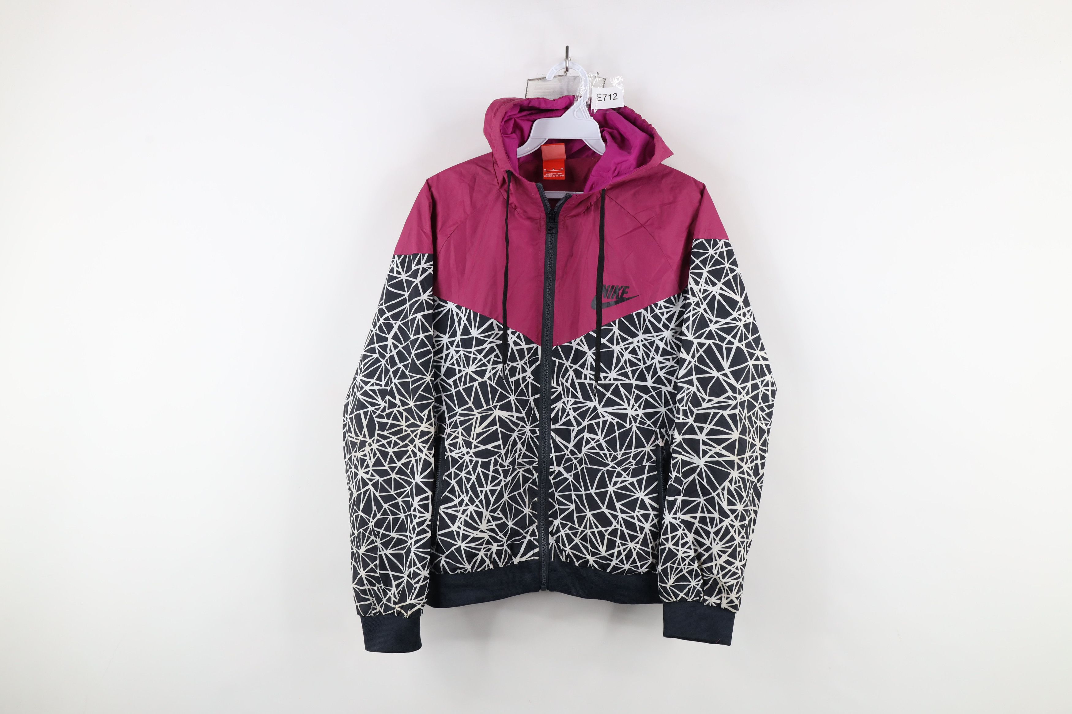 Nike × Vintage Vintage Nike Sportswear Spell Out Windrunner Hooded Jacket Size M / US 6-8 / IT 42-44 - 1 Thumbnail
