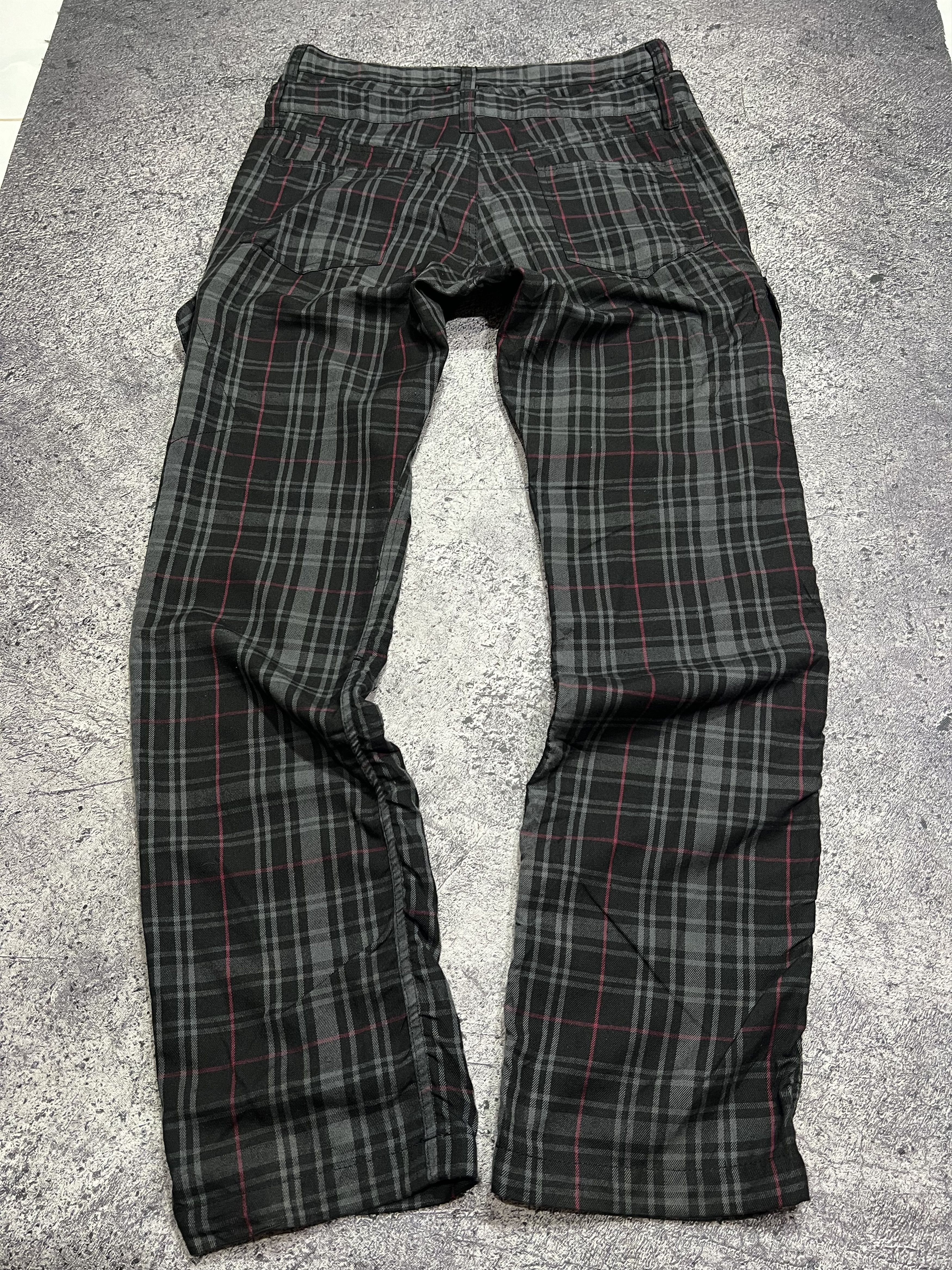 Japanese Brand 2000s Archival Hysteric Owens Punk Plaid Cargo y2k Ifsix Size US 32 / EU 48 - 2 Thumbnail