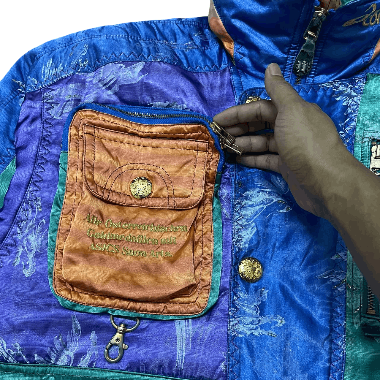 Asics Vintage Austria Asics Ski Jacket Rare Size US L / EU 52-54 / 3 - 7 Thumbnail