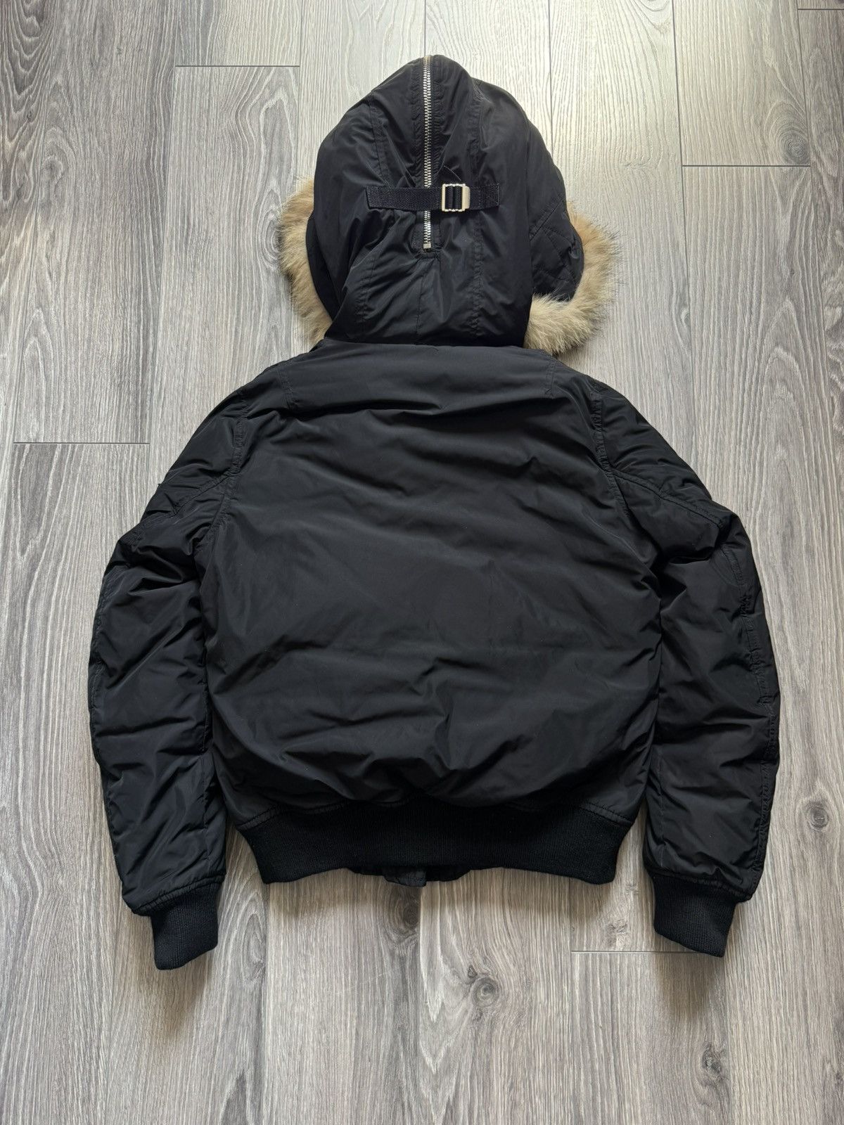 Dsquared2 Dsquared2 Coyote Fur Bomber Jacket Black 42 Luxury RRP $2400 Size US XS / EU 42 / 0 - 16 Thumbnail