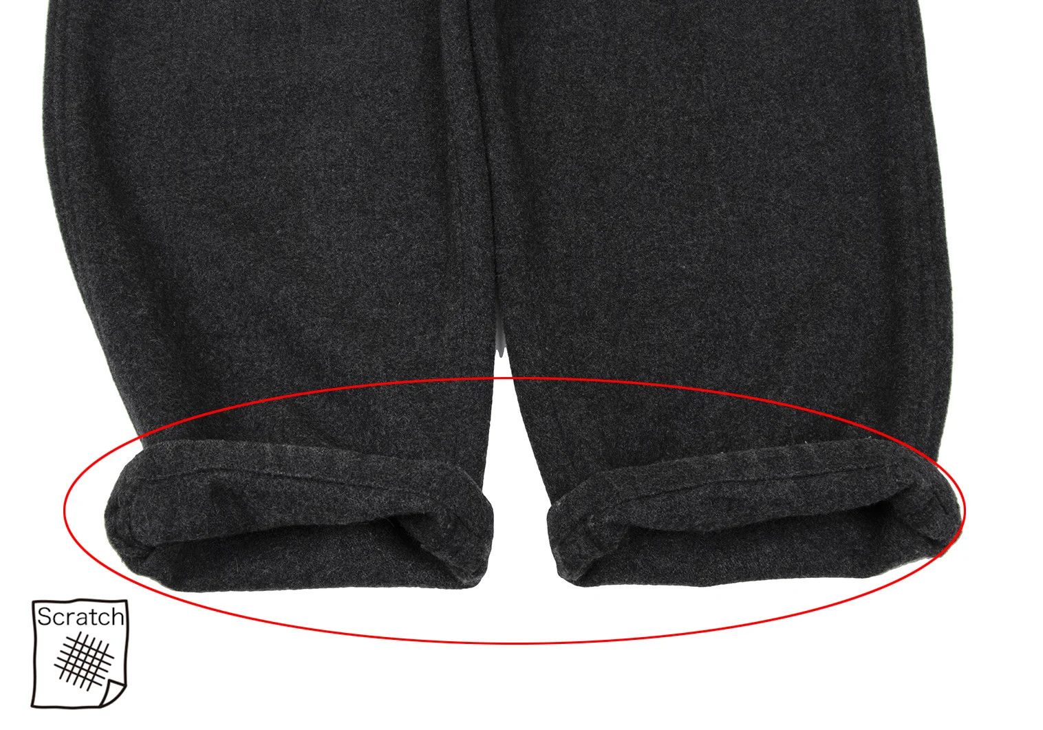 Jean Paul Gaultier Melton Wool Waist String Pants in Gray Size US 34 / EU 50 - 12 Thumbnail