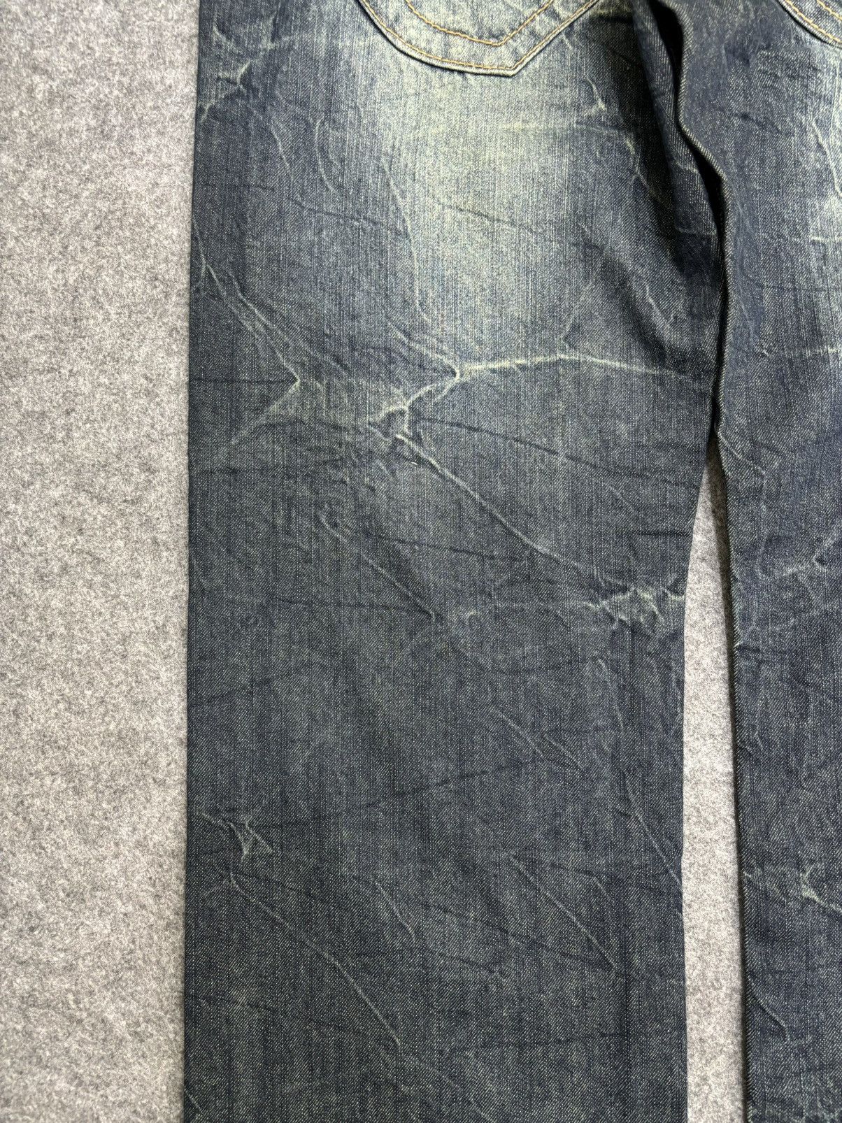 Japanese Brand 💥Insane Japan Fashion💥Daily Topics Loose Denim F512 Size US 36 / EU 52 - 15 Thumbnail