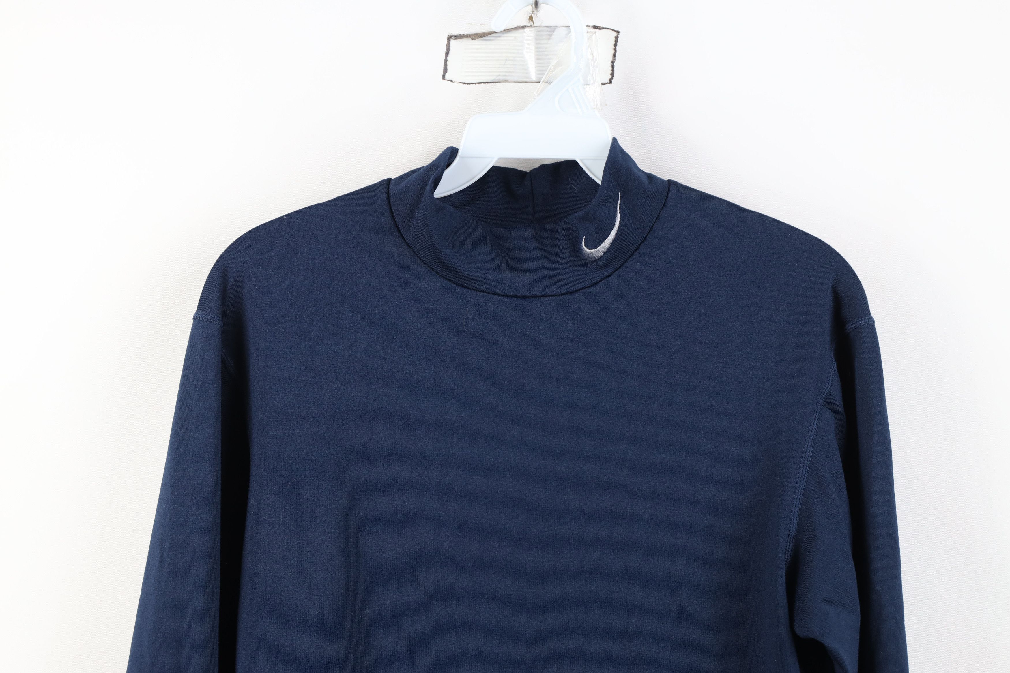 Nike Nike Pro Combat Lined Compression Mock Neck Training T-Shirt Size US L / EU 52-54 / 3 - 2 Thumbnail