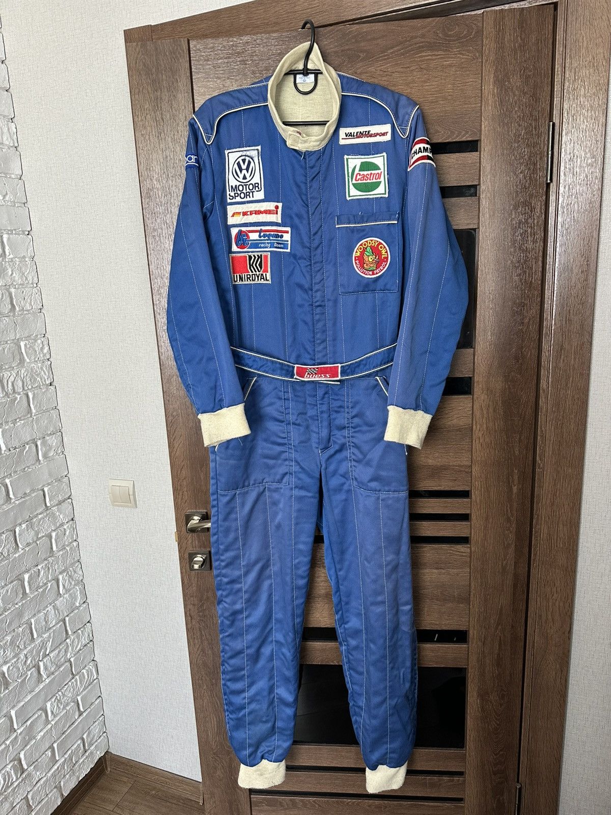 Vintage Volkswagen Vintage Racing Overall Jacket Pants 80s Size US 34 / EU 50 - 3 Thumbnail