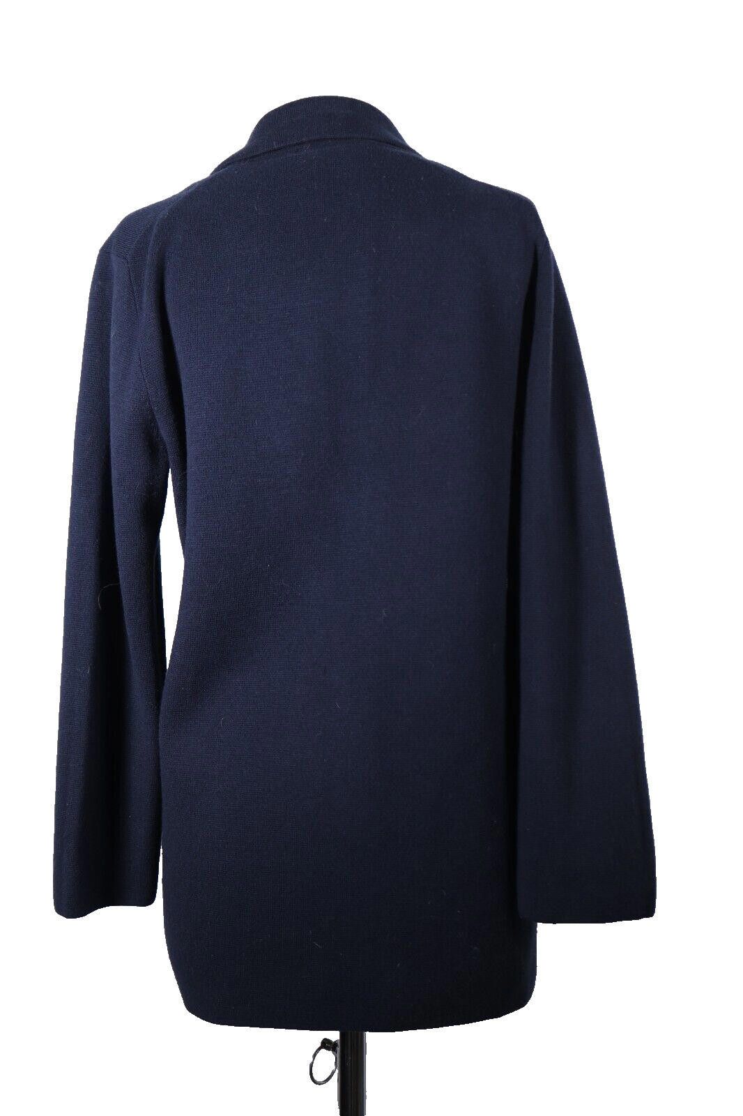 J.Crew J. Crew Women Small Blue Eloise Cardigan Knit Blazer Jacket Size S / US 4 / IT 40 - 6 Thumbnail