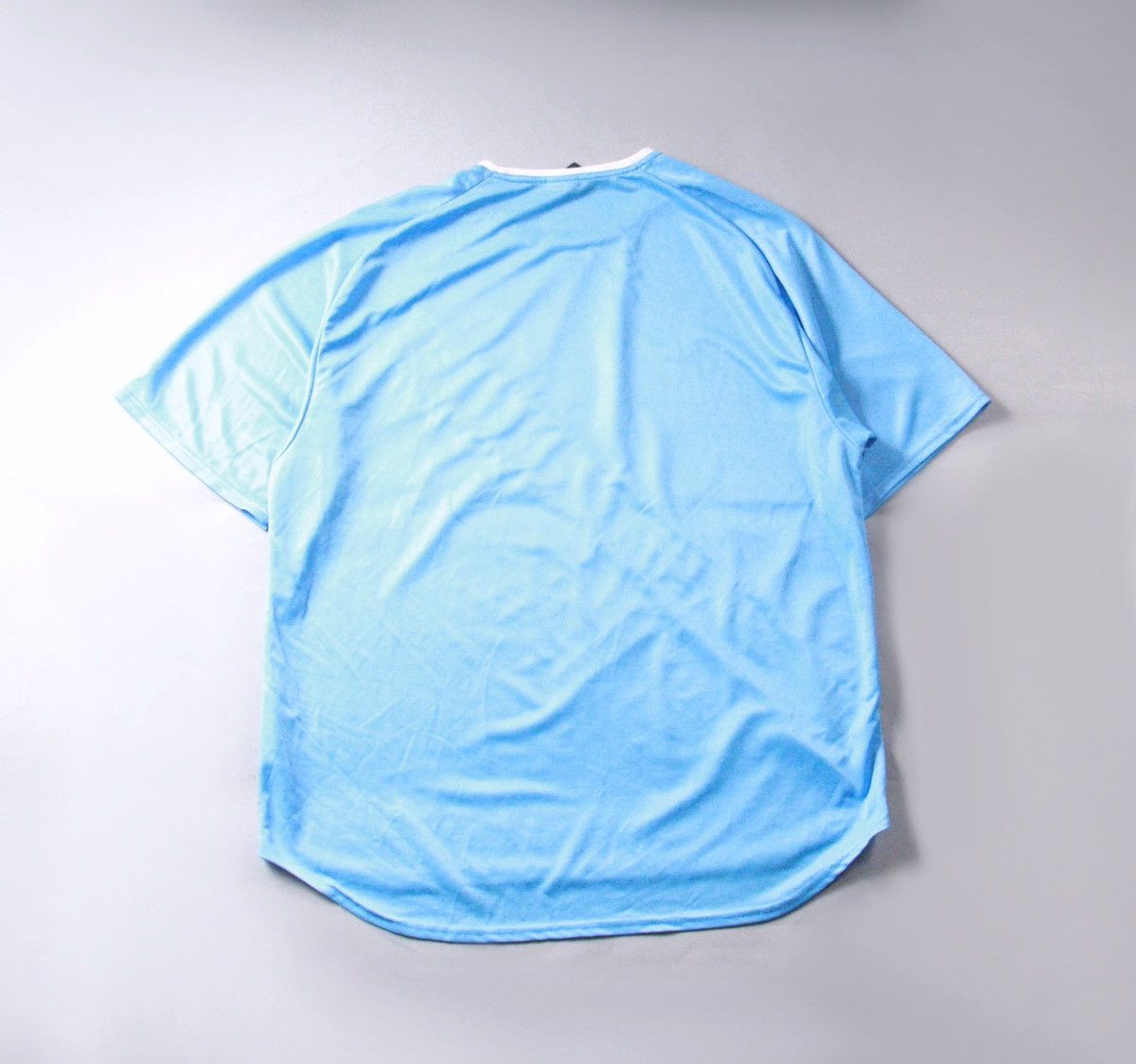 Nike Nike Vintage 90s Dri Fit Swoosh Blue Tee Jersey T Shirt L Size US L / EU 52-54 / 3 - 2 Thumbnail