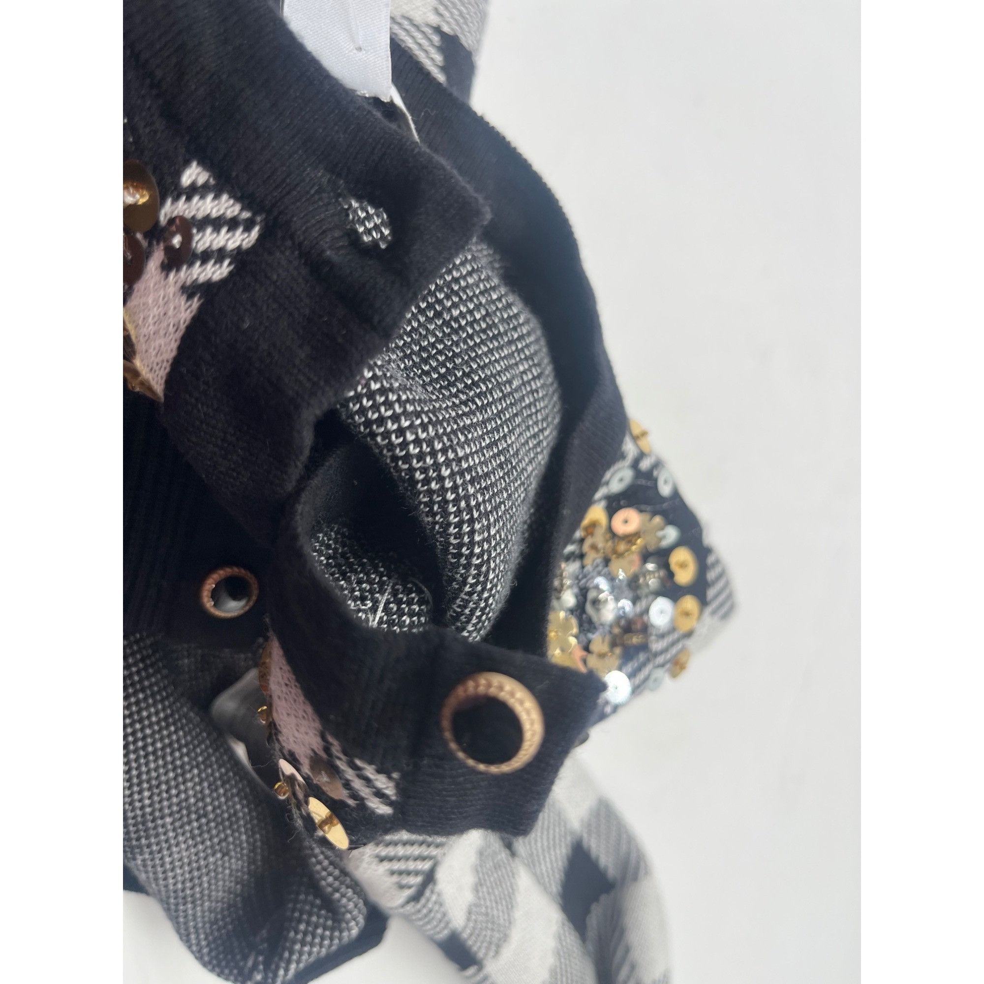 Other Charter Club Plaid Sequined Cardigan, Cloud Combo, XS Size XS / US 0-2 / IT 36-38 - 10 Thumbnail