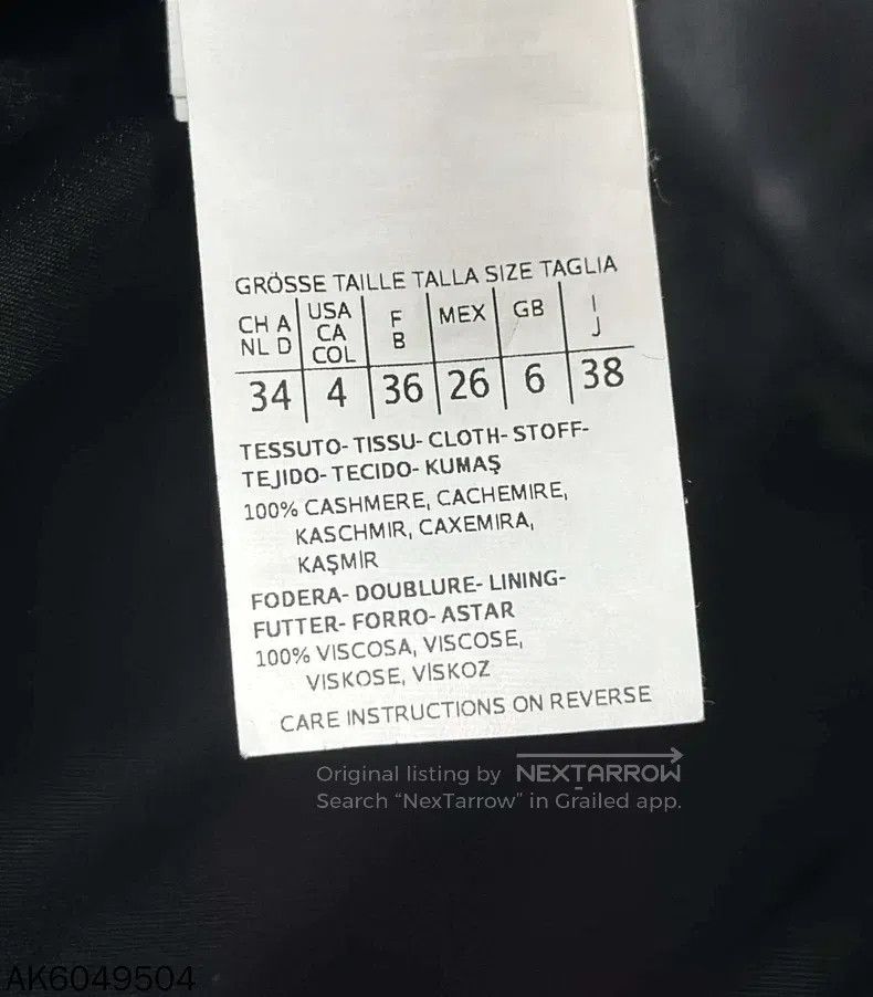 Max Mara Max Mara Mink fur collar black cashmere coat Size XS / US 0-2 / IT 36-38 - 5 Thumbnail