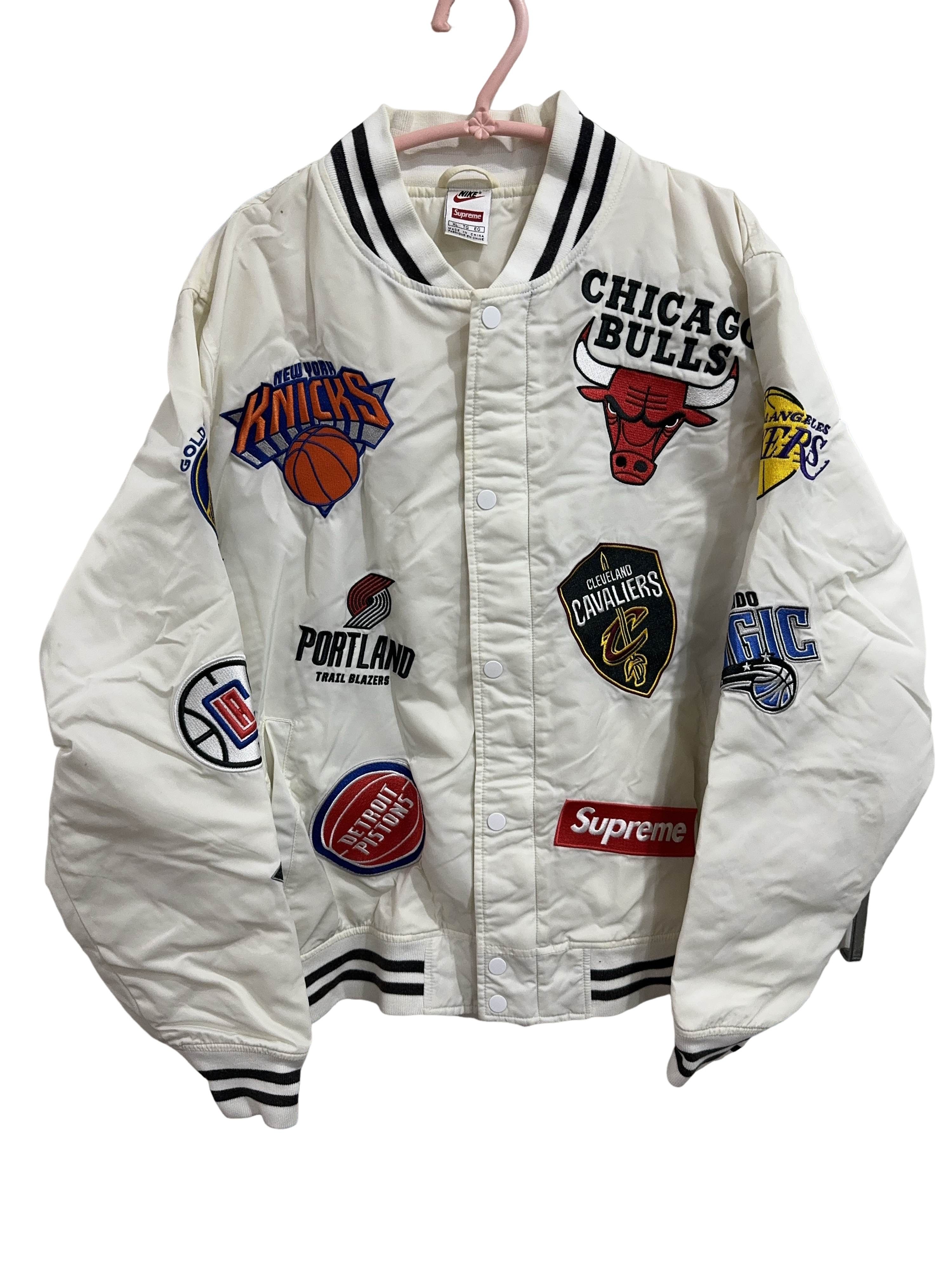 Nike × Supreme Supreme x Nike x NBA Warm-up Jacket | Grailed