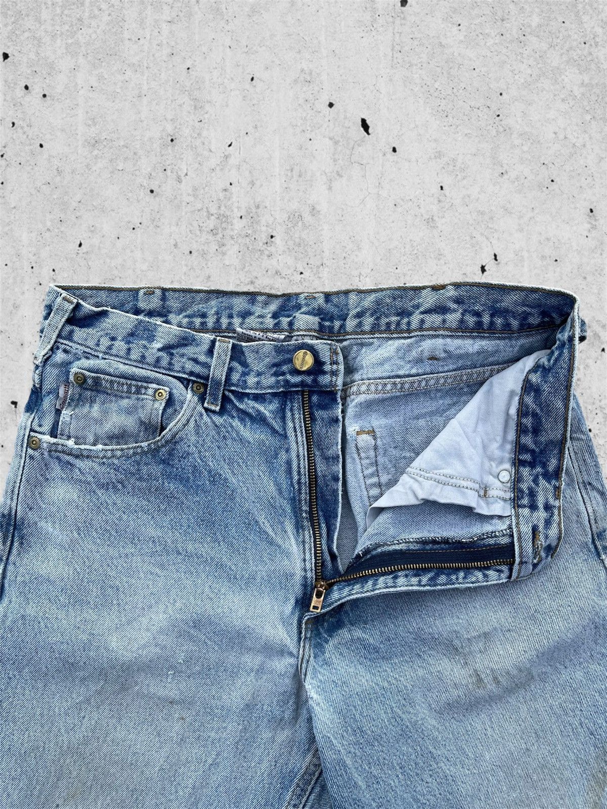 Carhartt 🔥 Carhartt Vintage Distressed Denim W33🔥 Size US 33 - 5 Thumbnail