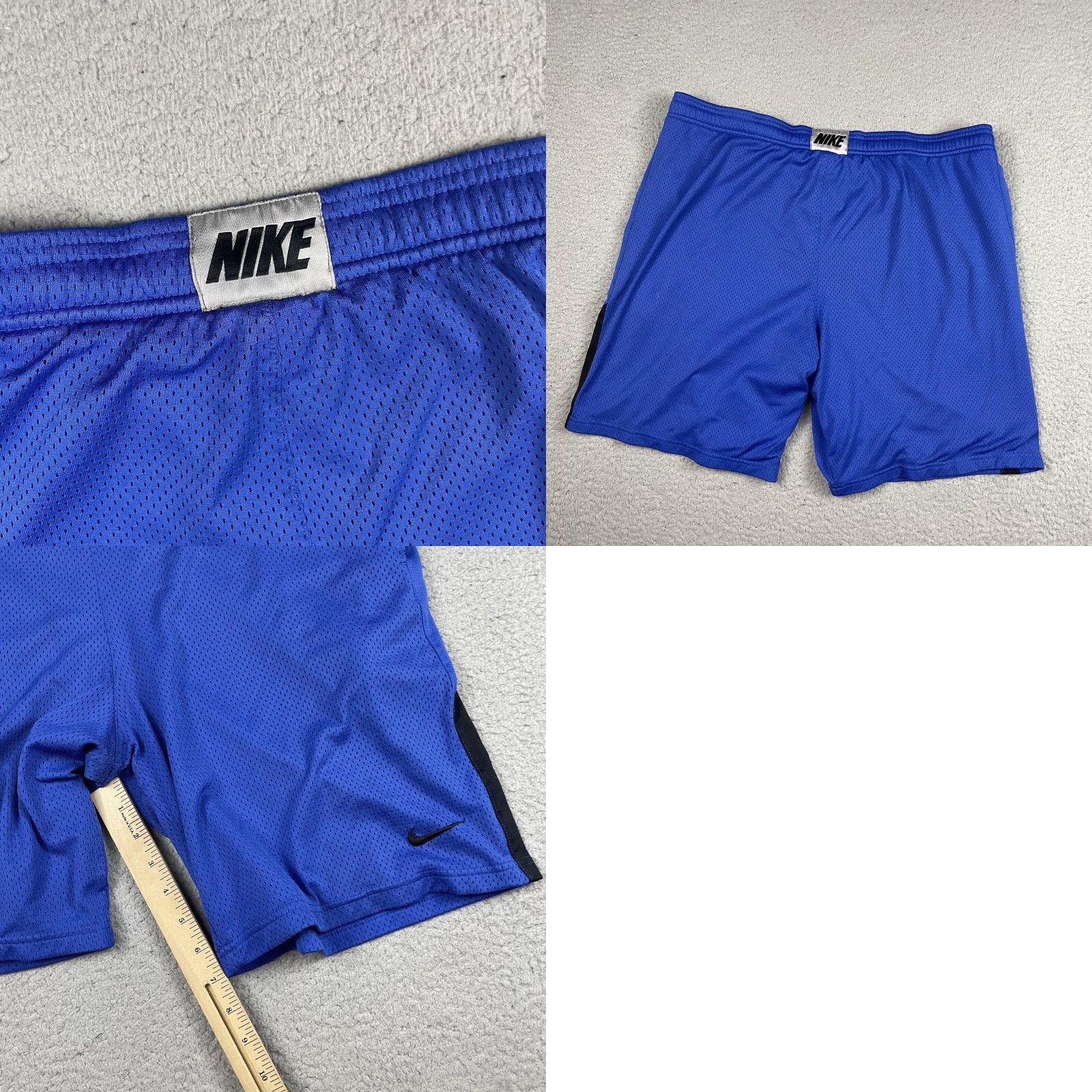 Nike VINTAGE Nike Dri Fit Basketball Shorts Mens Medium Workout Black Size US 33 - 8 Thumbnail