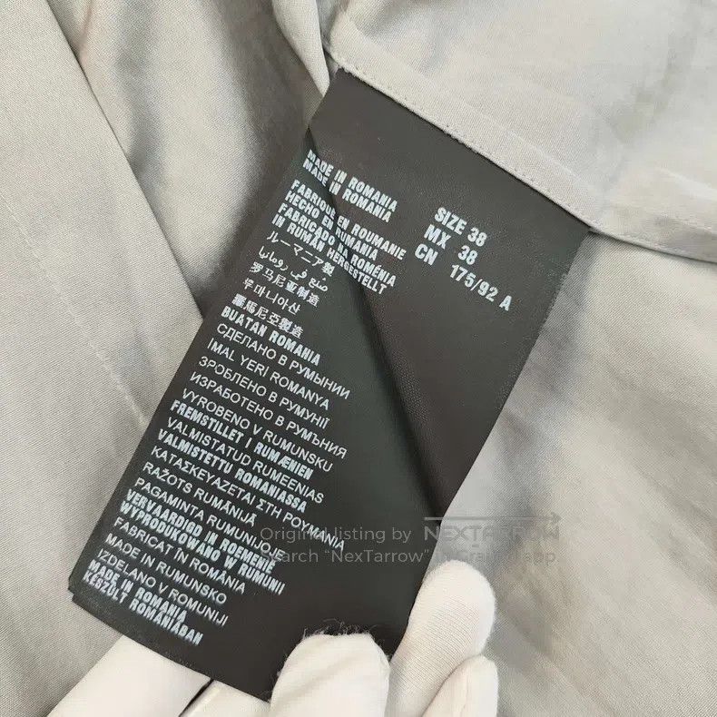 Prada Prada Size38 Light grey shirt Size US XXS / EU 40 - 6 Thumbnail