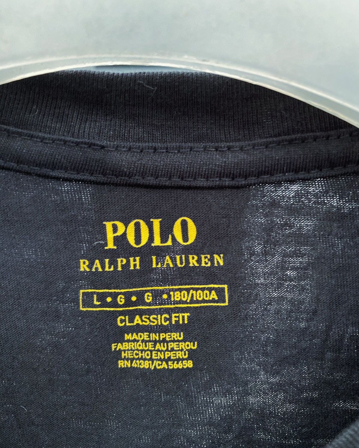 Polo Ralph Lauren Polo ralph lauren classic fit tee black Size US L / EU 52-54 / 3 - 4 Thumbnail