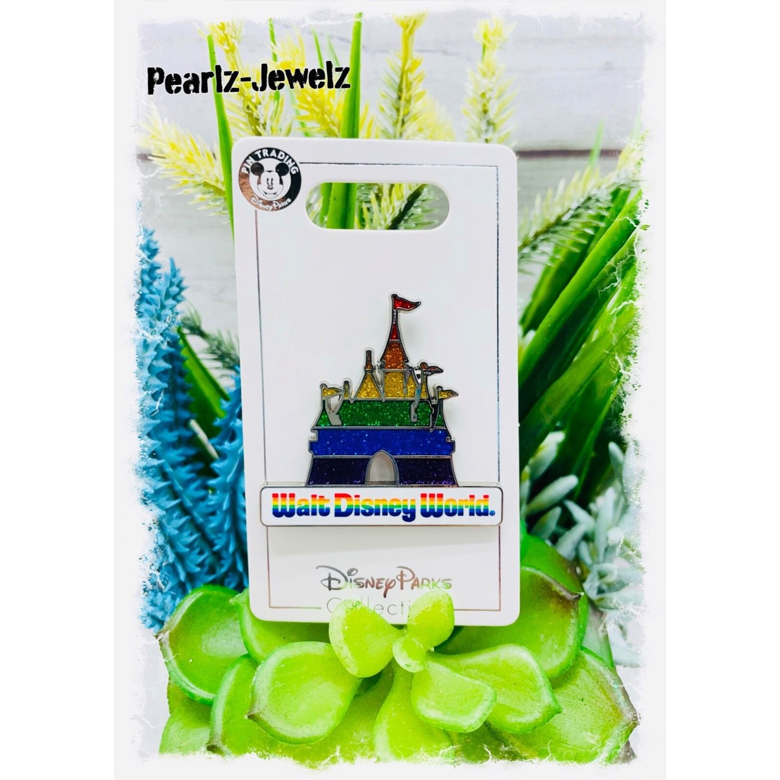 Disney Walt Disney World Park Collections Rainbow Glitter Castle En Size ONE SIZE - 1 Preview