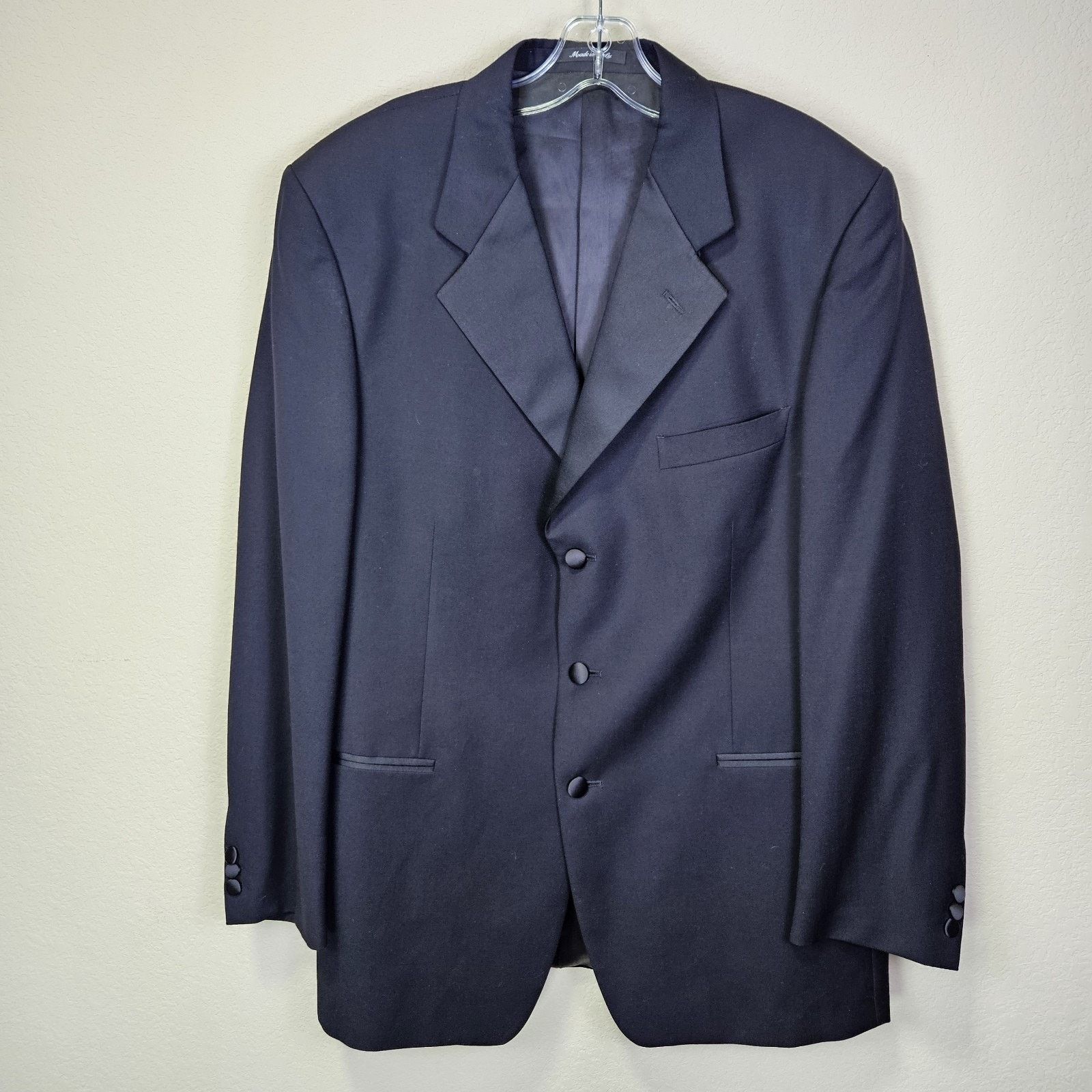 Vito Rufolo x Lanifico Wool Italian Tuxedo Jacket 42L