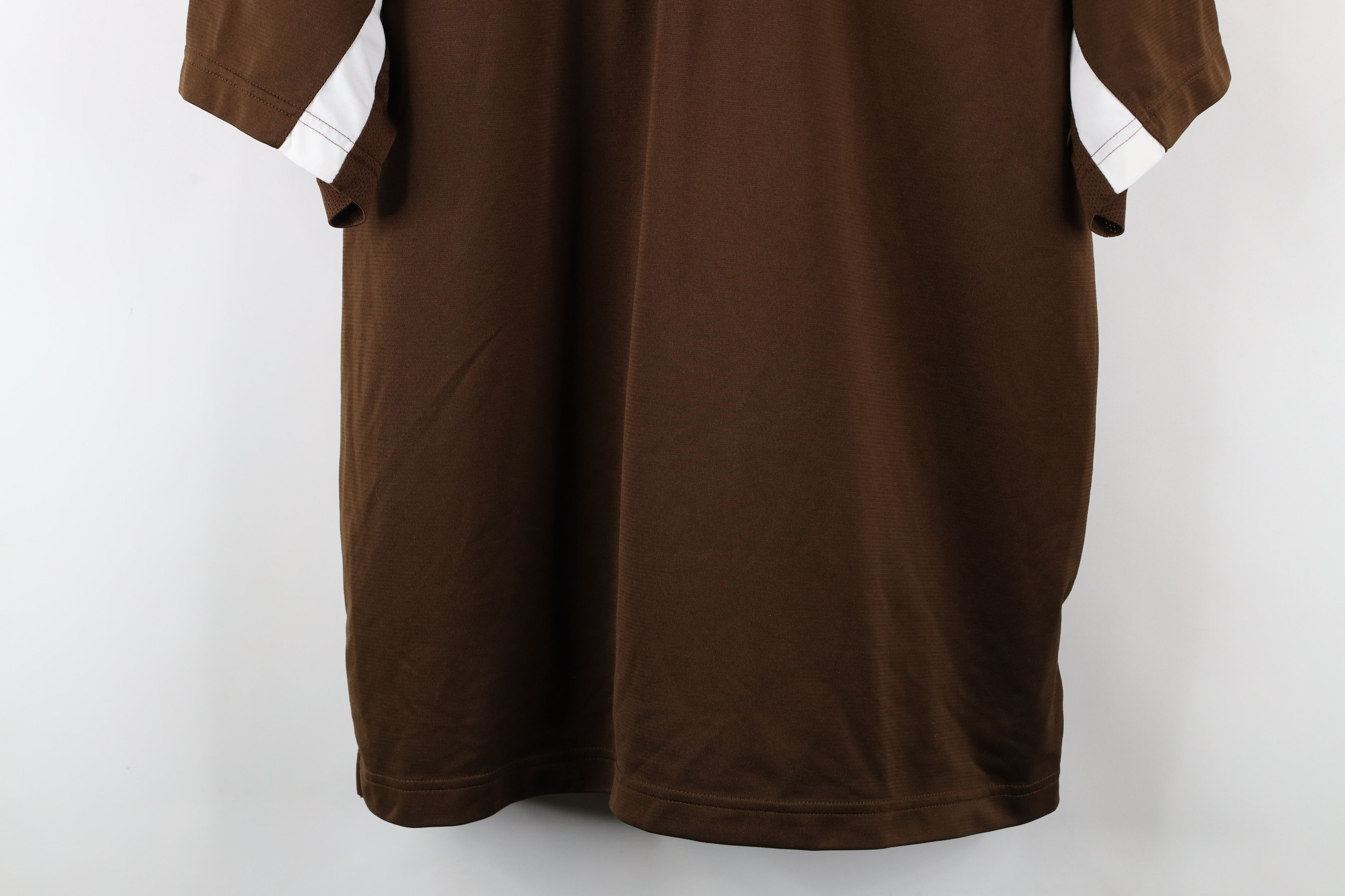 Adidas × Vintage Adidas Bowling Green State University Football Polo Brown Size US XL / EU 56 / 4 - 3 Thumbnail