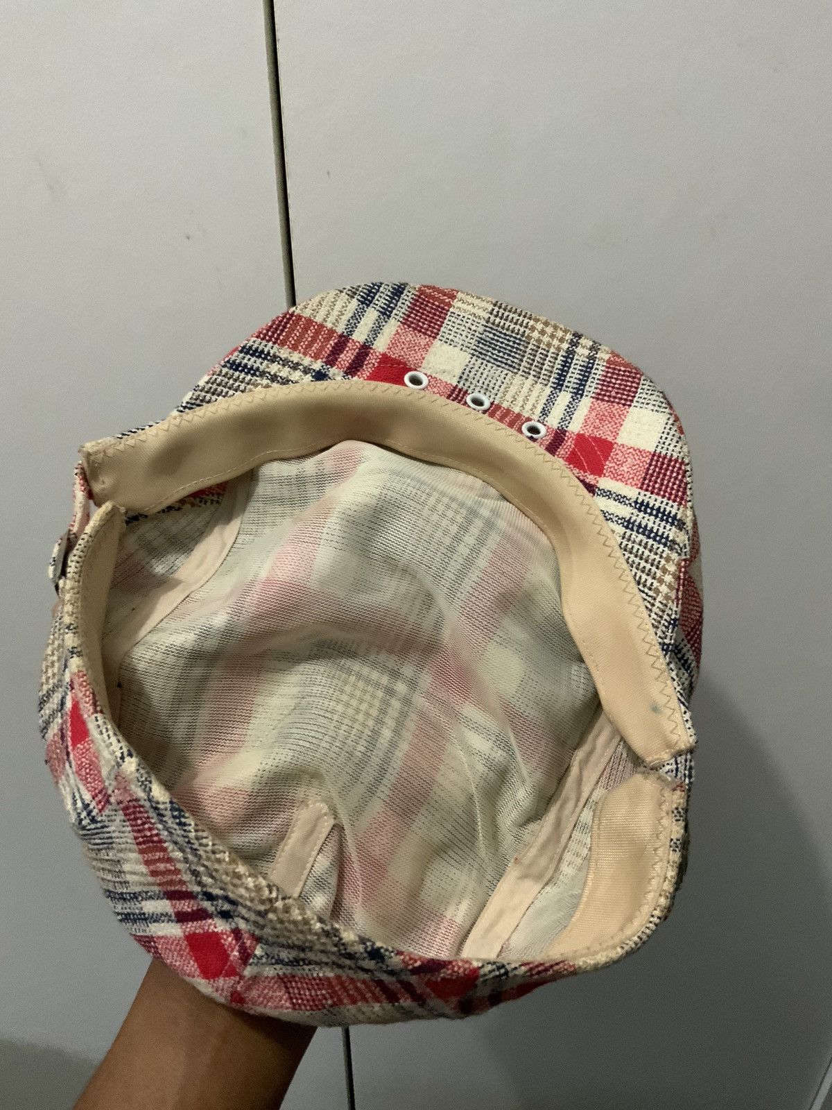 Vintage Vintage Patchwork Japan Flat Barreta Retro Hat Size ONE SIZE - 8 Thumbnail