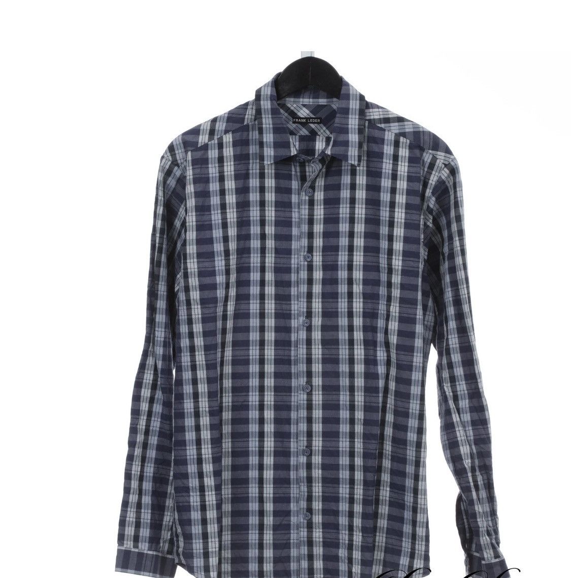 Frank Leder NWOT $385 Dry Textures Plaid Button Up Size US L / EU 52-54 / 3 - 1 Thumbnail