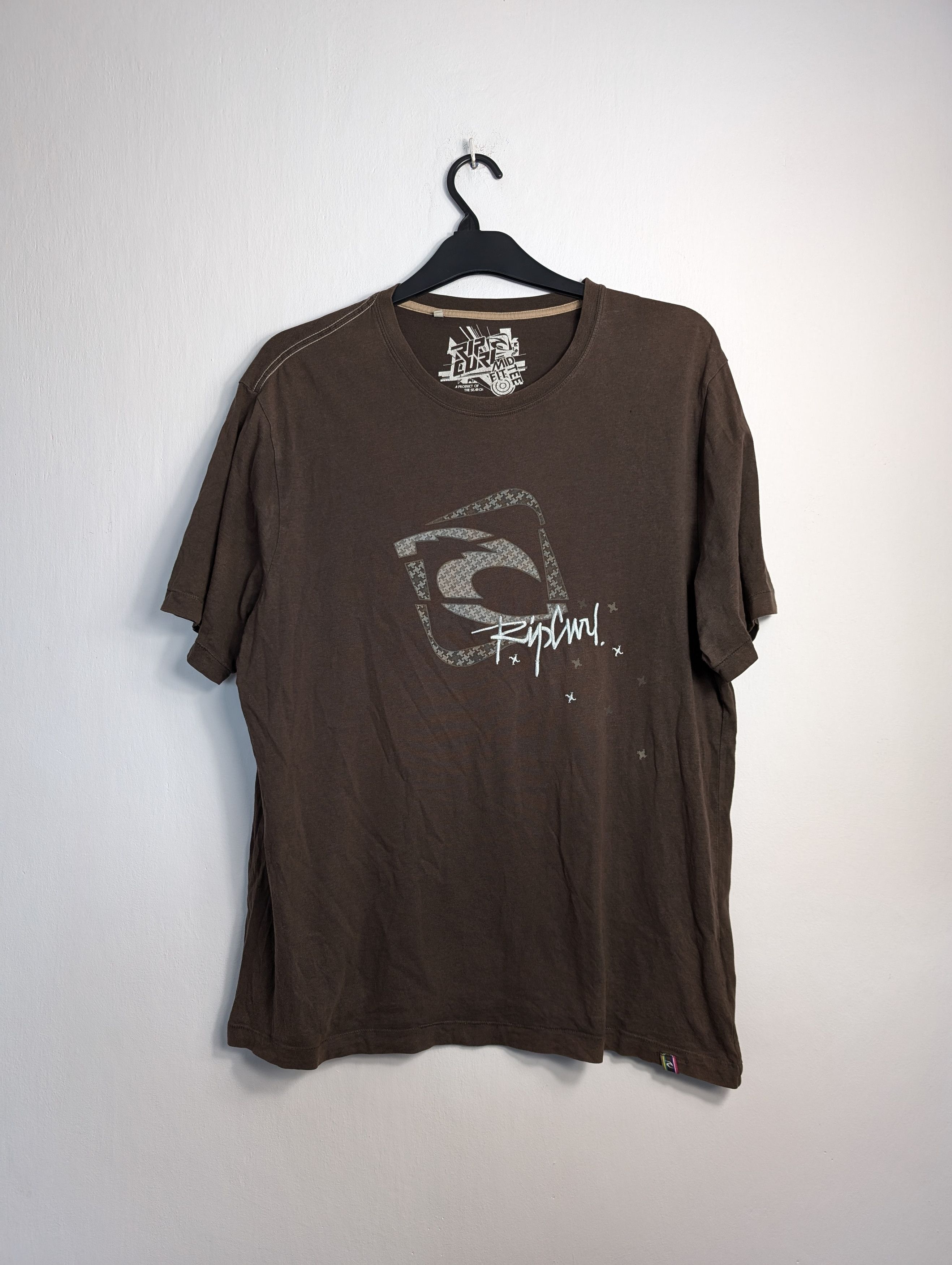 Rip Curl Vintage Rip Curl T-shirt Brown Y2K Surf Skate Graphic Print Size US XL / EU 56 / 4 - 1 Thumbnail