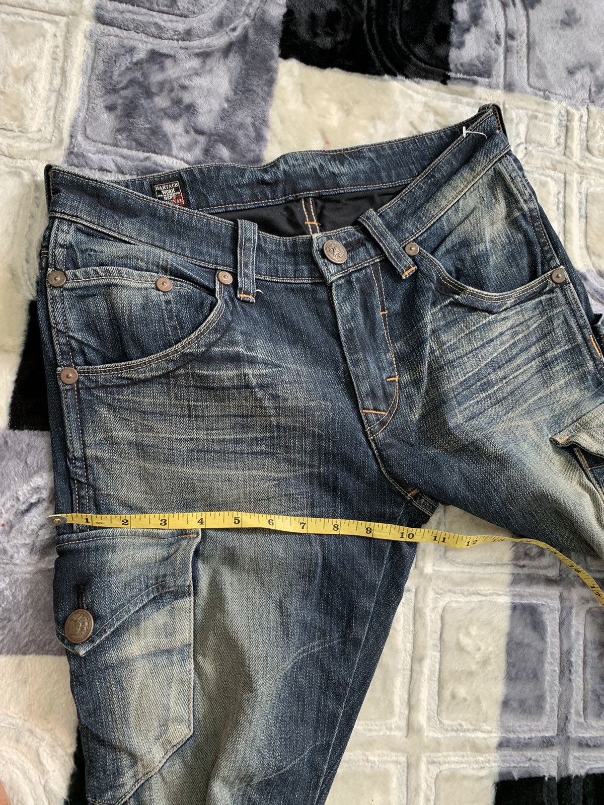 Hysteric Glamour × Japanese Brand Size 31: Vintage Bartack clothing Jeans Cargo rare Size US 31 - 8 Thumbnail