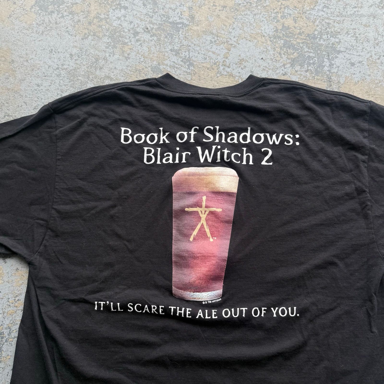 Vintage Blair Witch Project 2 Book of Shadows Wicked Ale Promo tee Size US XL / EU 56 / 4 - 3 Thumbnail