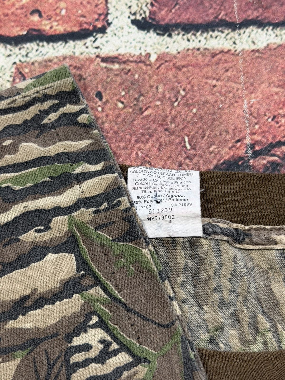 Realtree Vintage RealTree Camo Blank Pocket Tee Single Stitch Boxy Size US XL / EU 56 / 4 - 9 Thumbnail