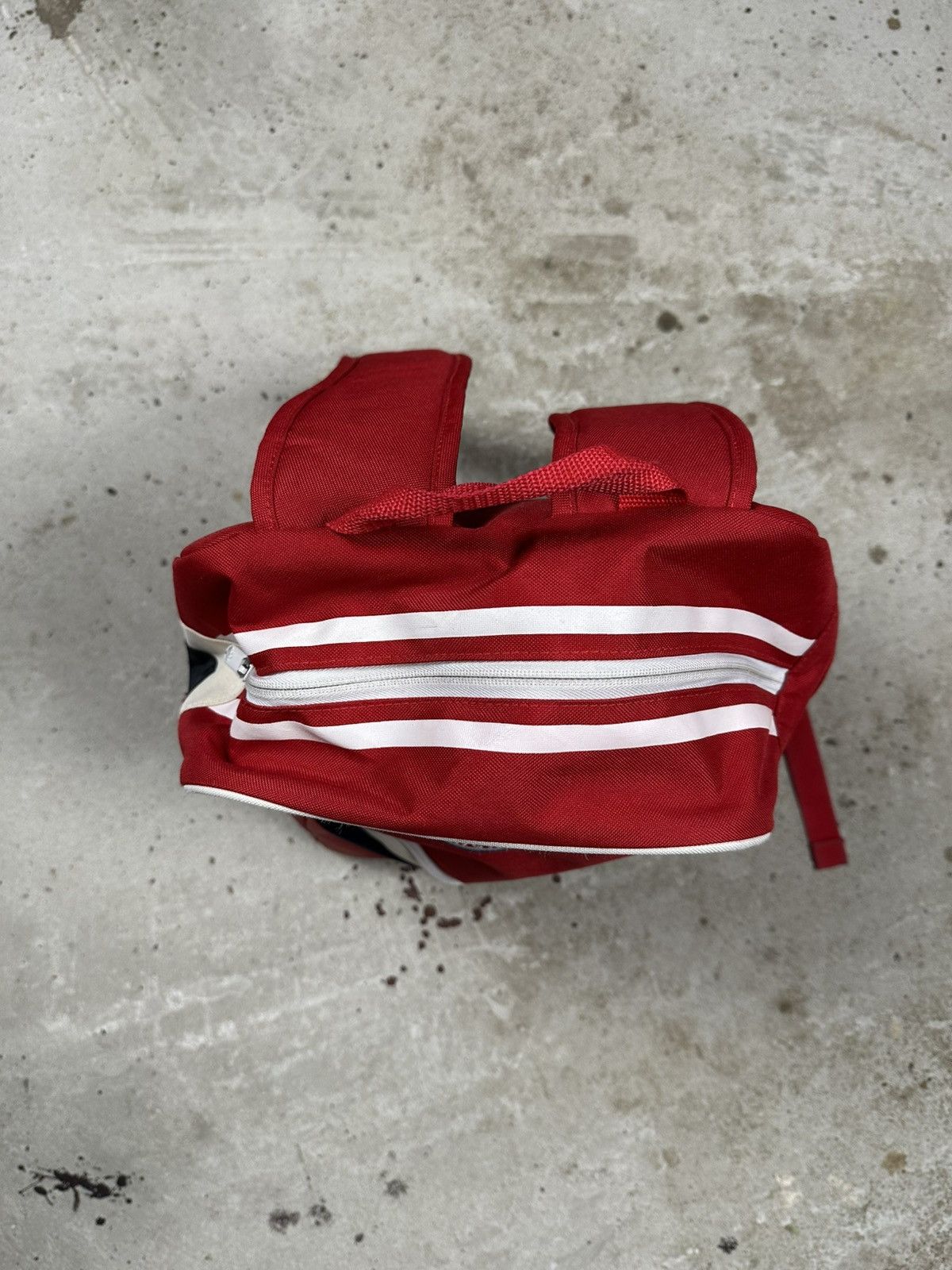 Adidas Vintage Y2K Adidas x Bayern Munich Red Backpack Bag Size ONE SIZE - 8 Thumbnail