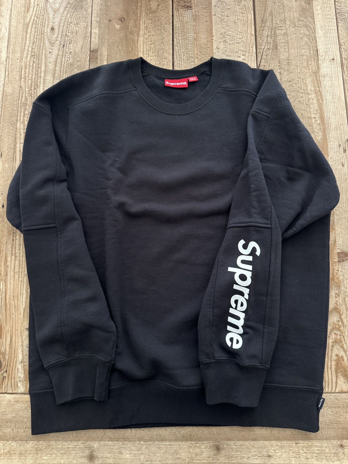 Supreme Supreme Sleeve Logo Crewneck Size US L / EU 52-54 / 3 - 1 Thumbnail