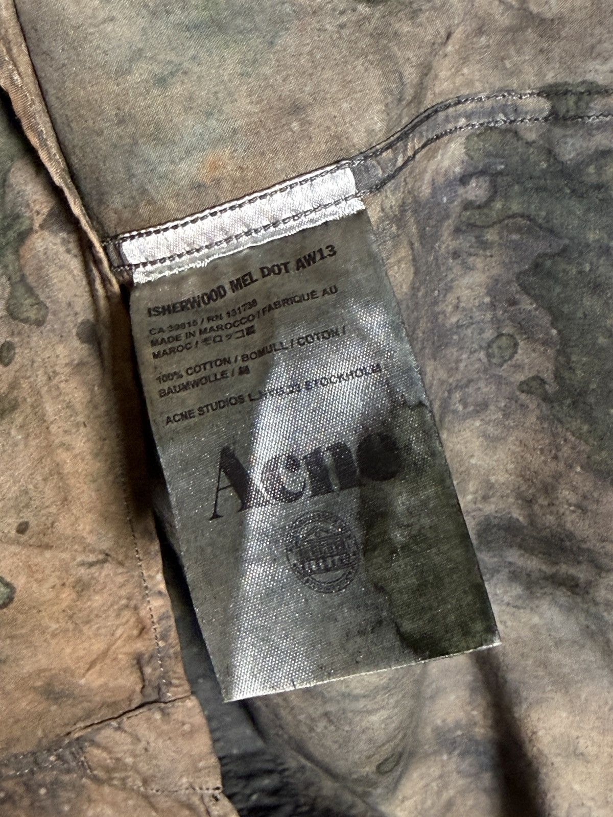 Acne Studios acne 1of1 dyed painters shirt Size US M / EU 48-50 / 2 - 10 Thumbnail