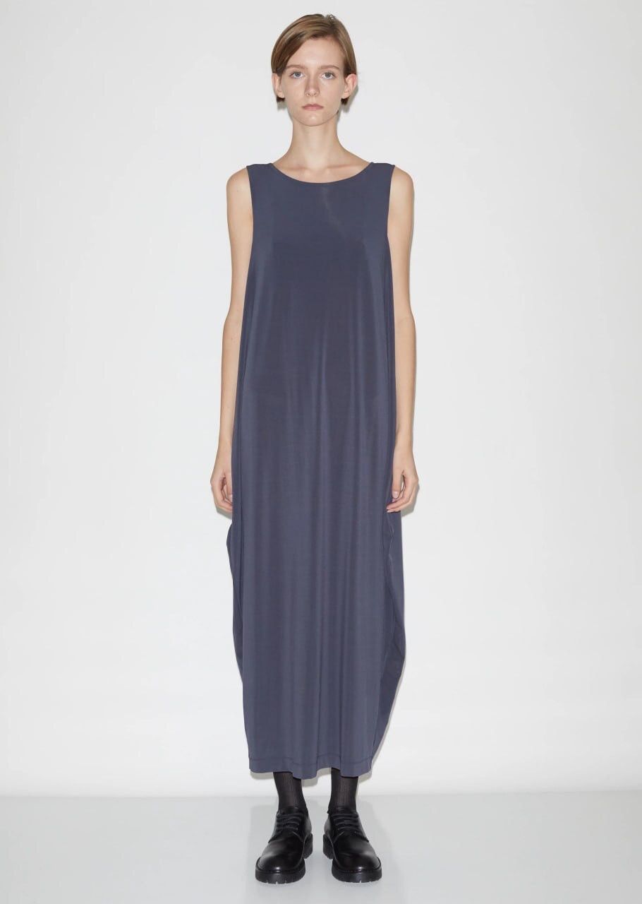 Acne Studios Acne Studios Ormanda Tencel Gray lyocell Maxi Tank Dress Size S / US 4 / IT 40 - 3 Thumbnail