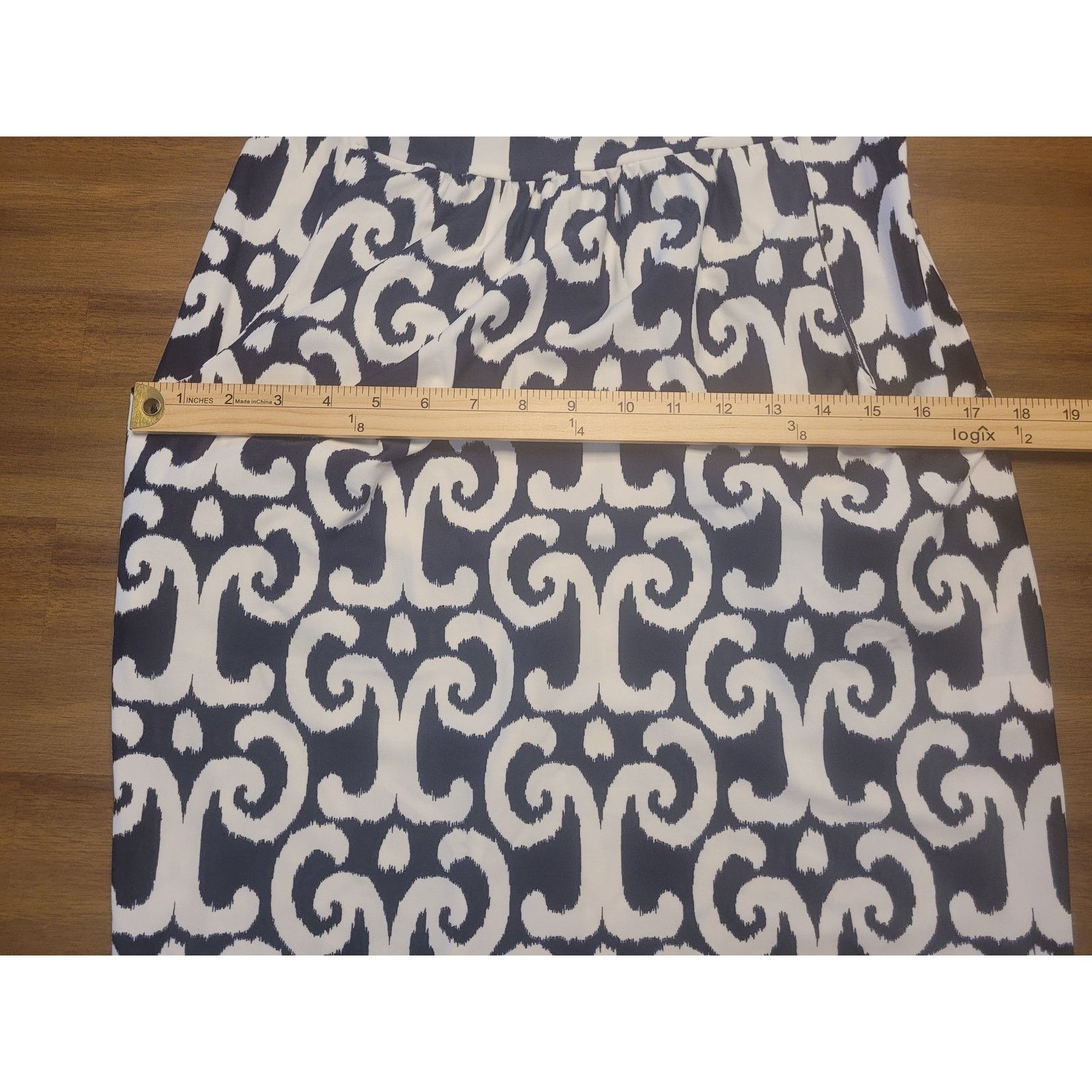 Other NWOT Jude Connally Mary Pat Dress White & Navy Ikat Print S Size S / US 4 / IT 40 - 10 Thumbnail
