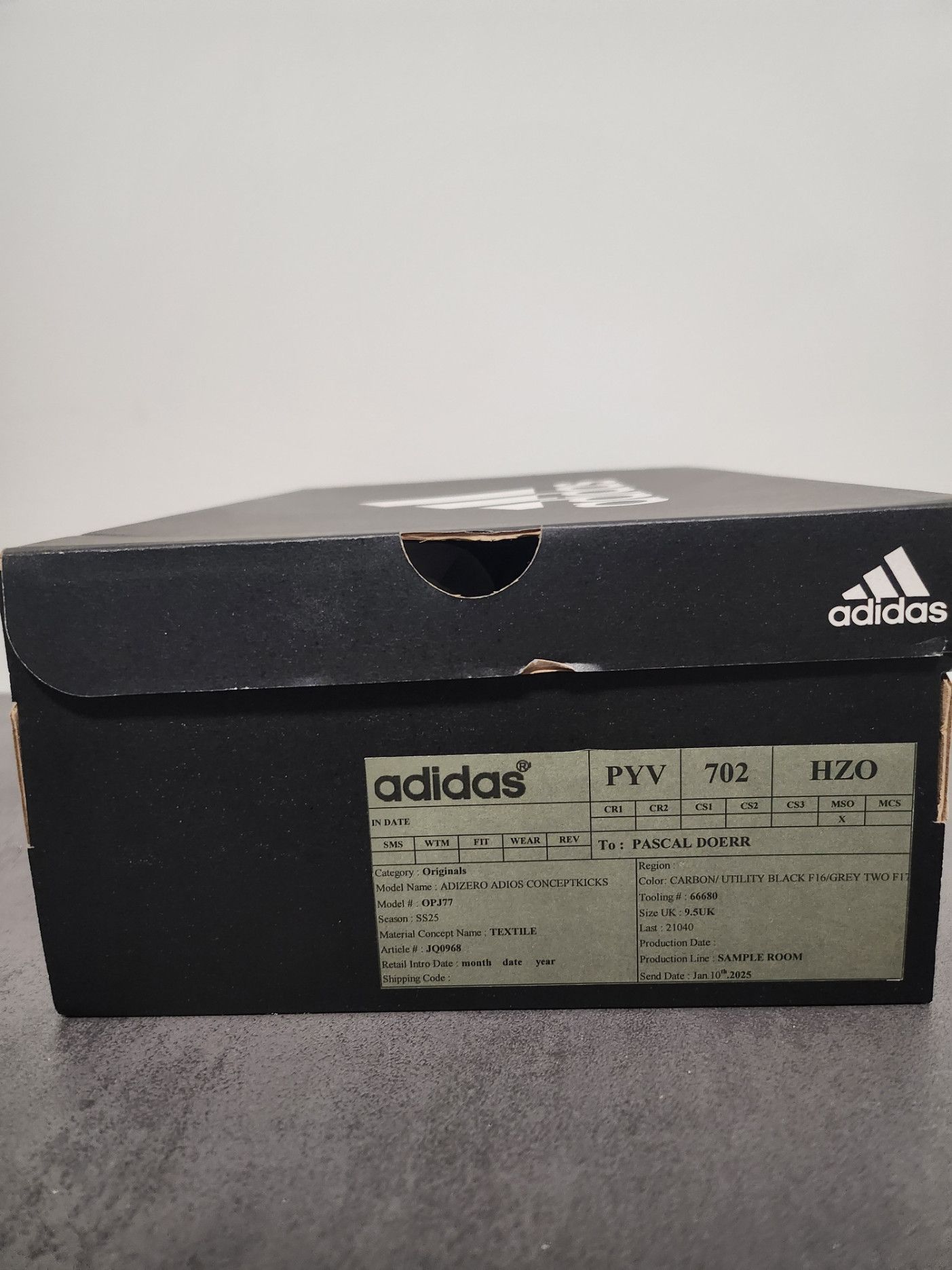 Adidas adidas by_CONCEPT(K) ADIZERO ADIOS OG Size US 10 / EU 43 - 8 Thumbnail