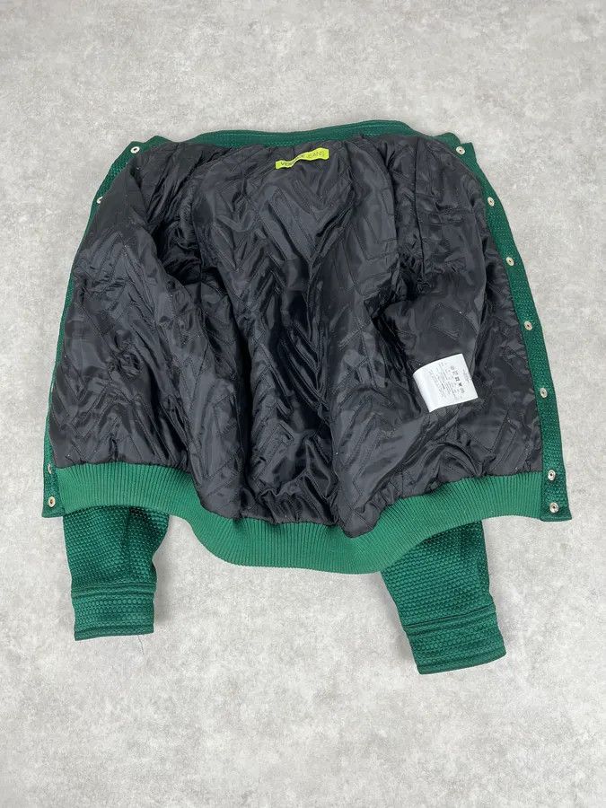 Versace Versace Italian Green Bomber Royal Jacket Size XS / US 0-2 / IT 36-38 - 8 Thumbnail