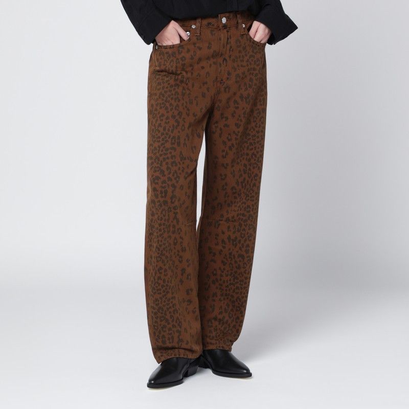 Citizens Of Humanity Citizens Of Humanity Relaxed Miro Jeans With Cheetah Print Size 25" / US 0 / IT 36 - 1 Thumbnail