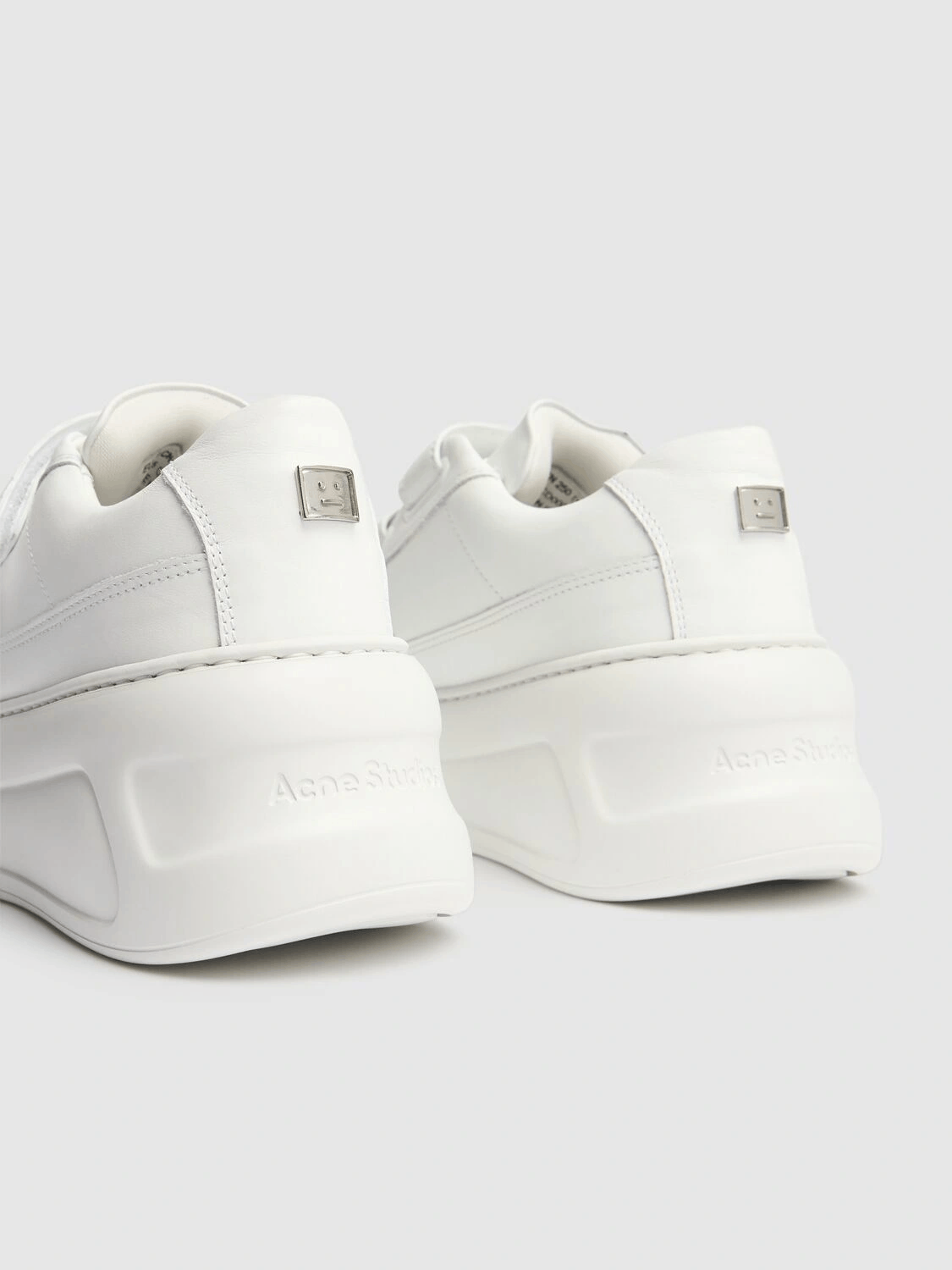 Acne Studios ACNE STUDIOS Steffey White Strap Platform Sneakers Size US 8 / IT 38 - 4 Thumbnail