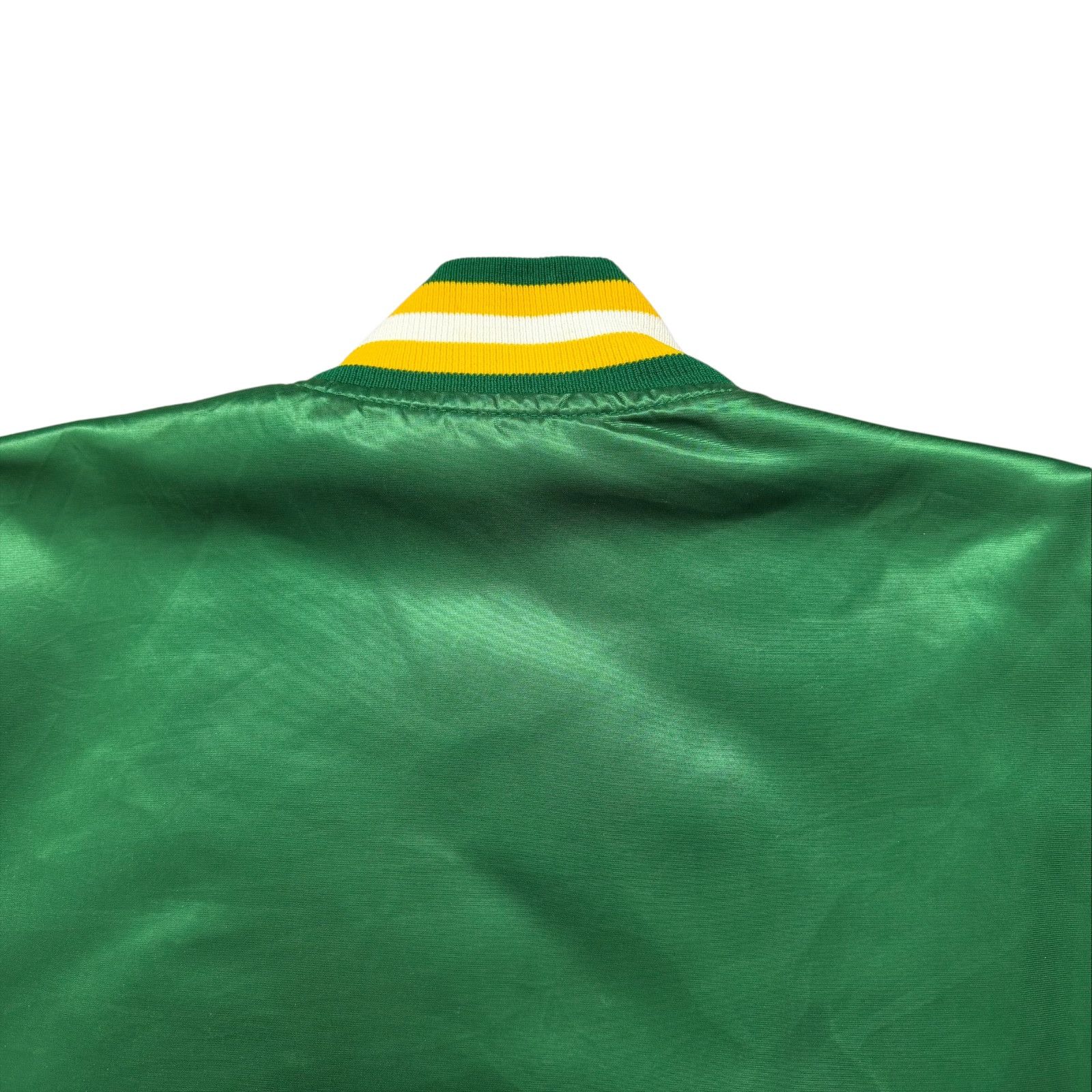 NHL VTG 90s MINNESOTA NORTH STARS STARTER SATIN BOMBER JACKET Size US XL / EU 56 / 4 - 4 Thumbnail