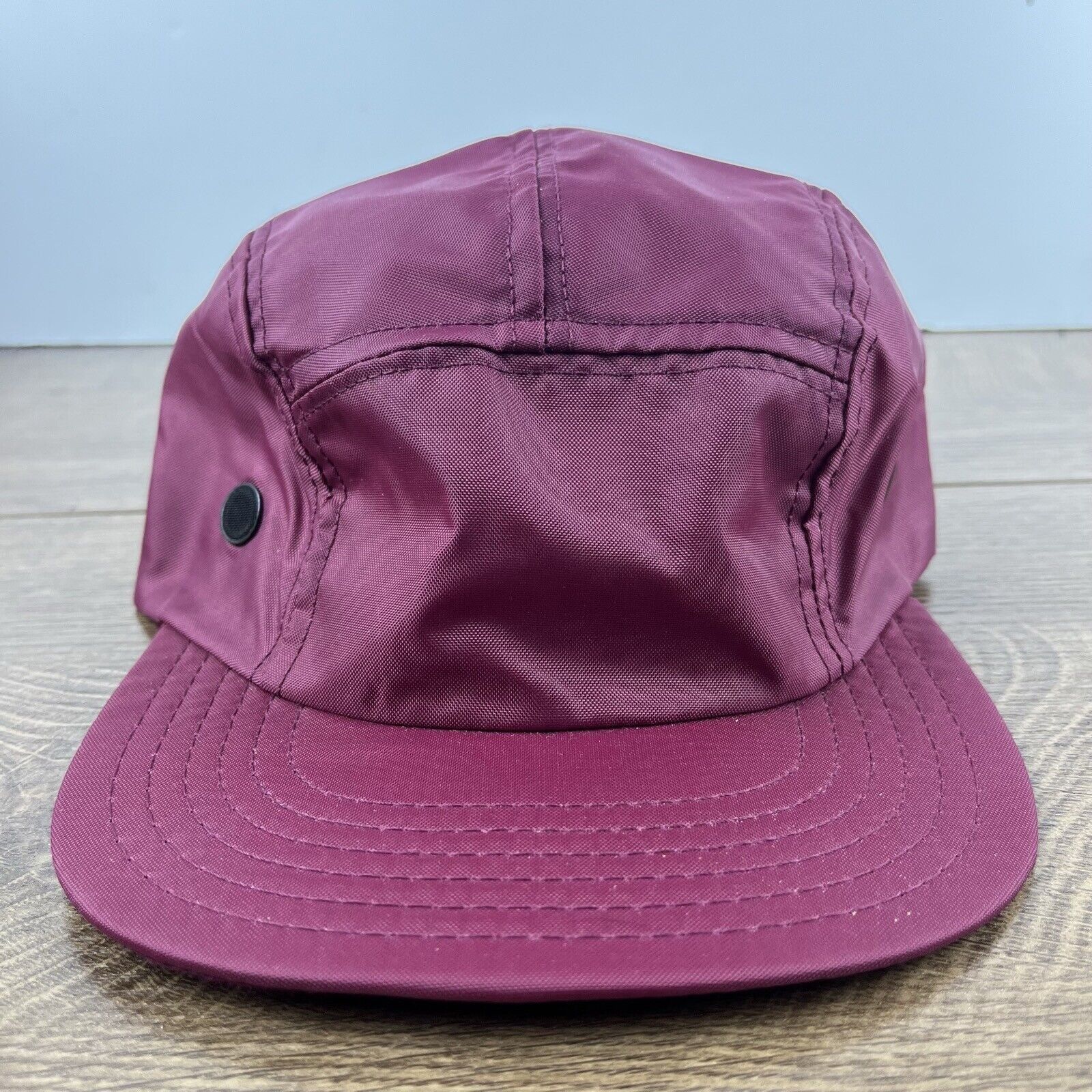 Other Maroon Red Running Hat Athletic Cap Red Adjustable Hat Red A Size ONE SIZE - 3 Thumbnail